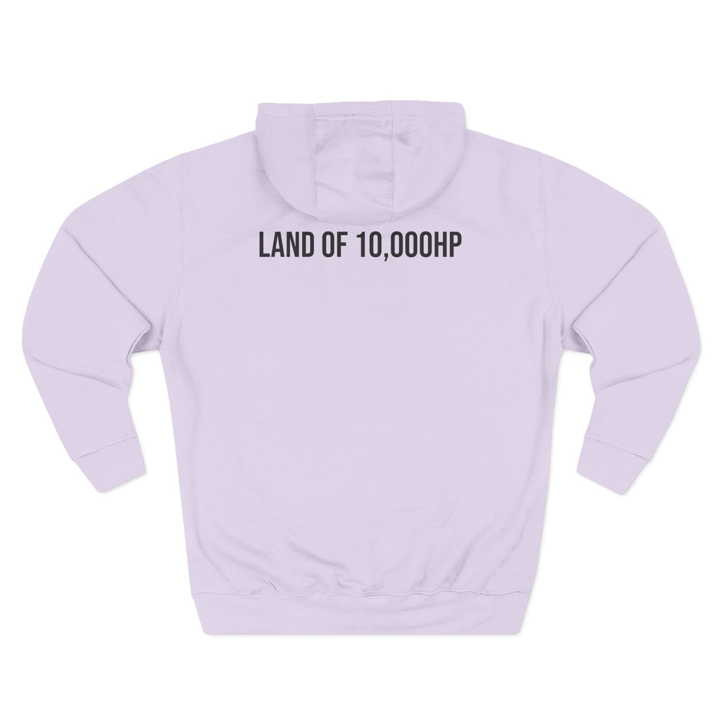 Racing Dragster Hoodie — "Land of 10,000HP" Fleece Pullover