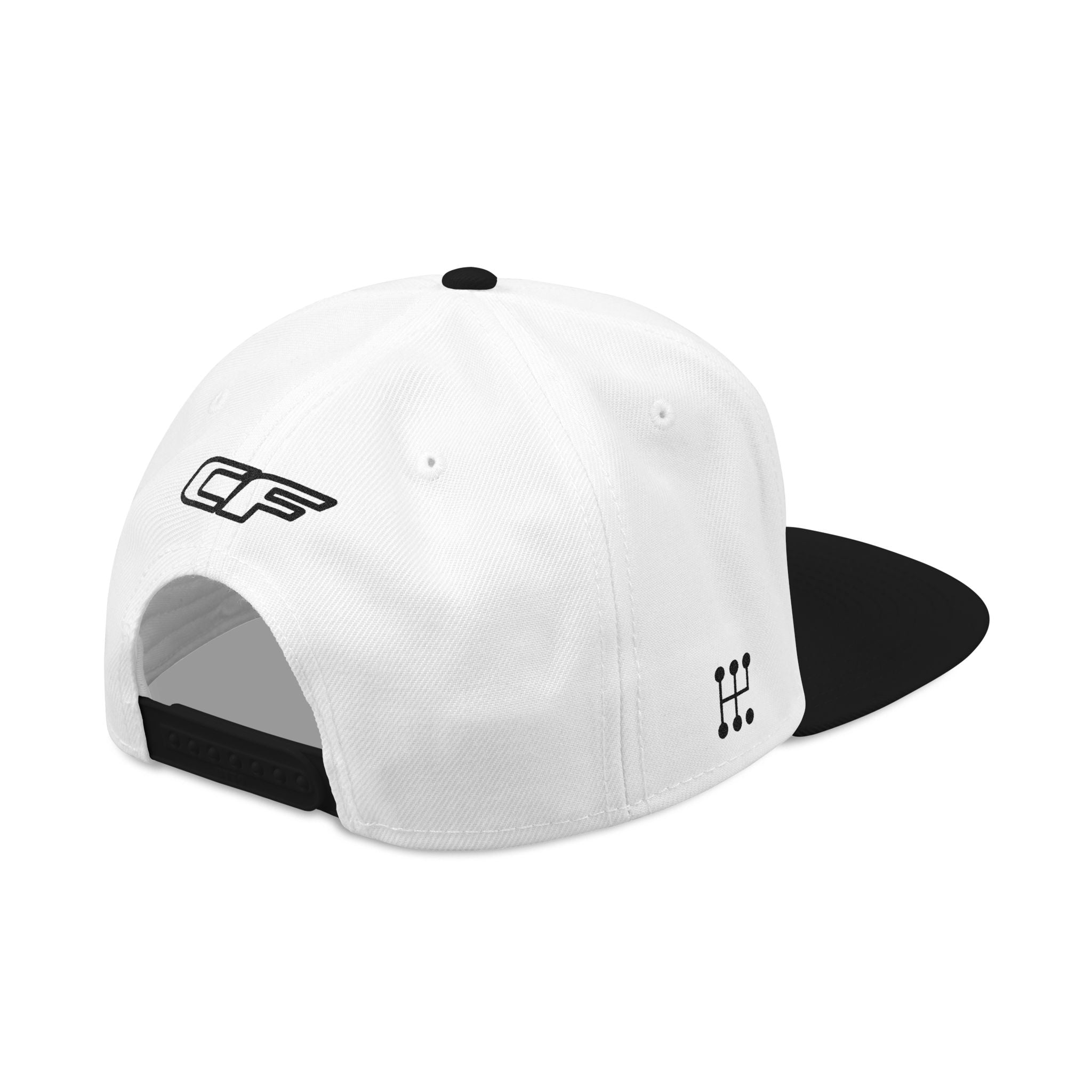 Embroidered 'Shift' Snapback Hat — Motorsport Logos