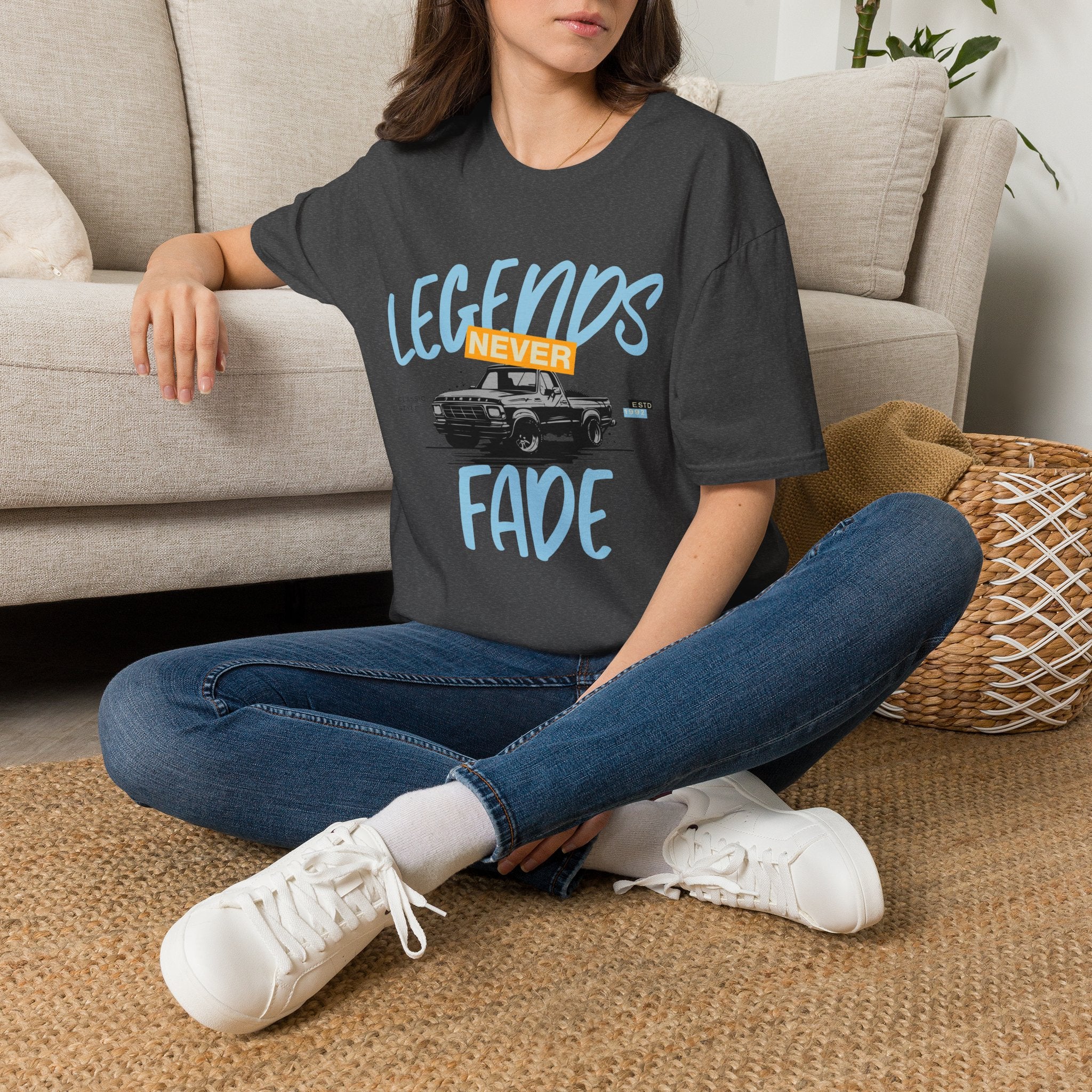 Legends Never Fade T-Shirt — Retro Truck Graphic Tee