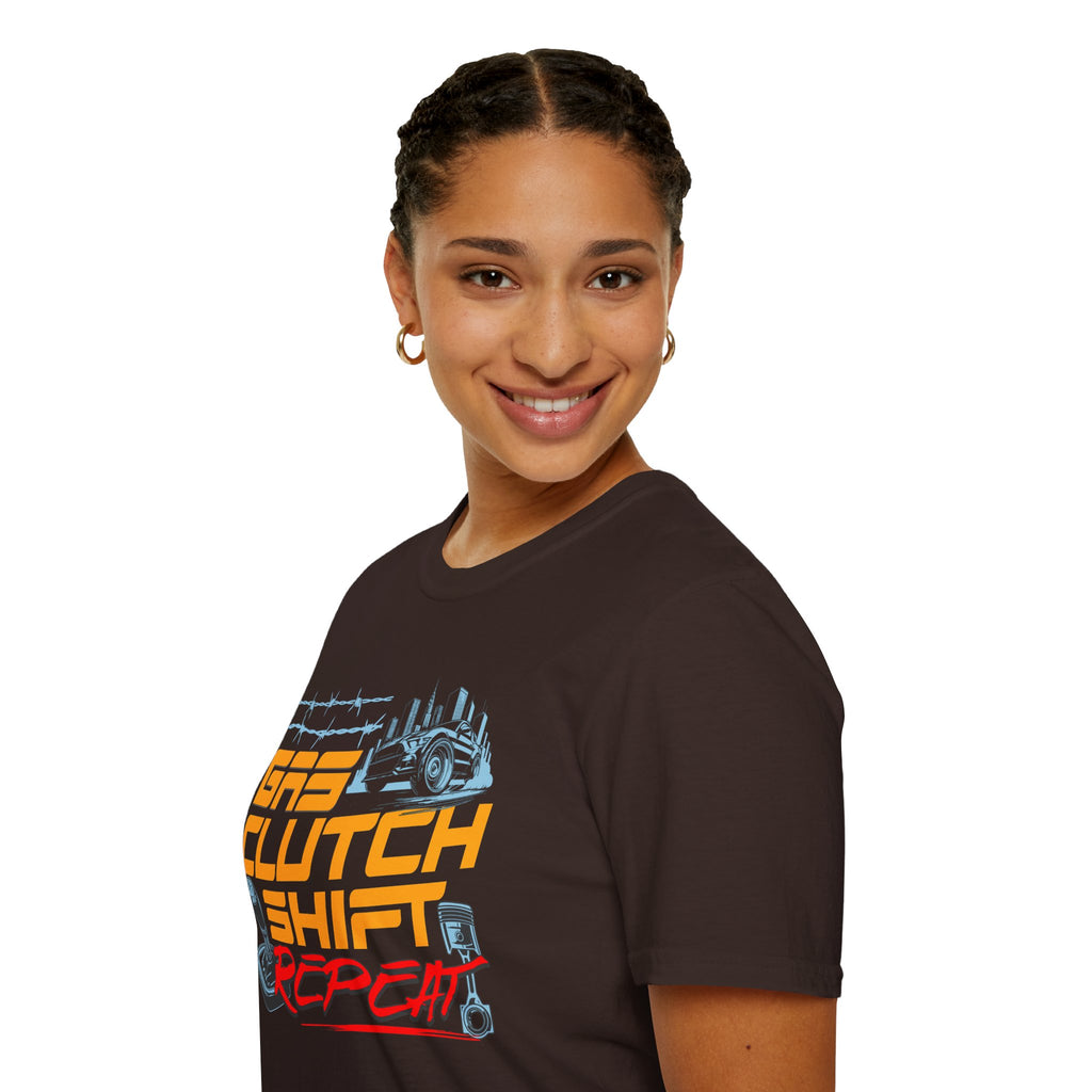 Gas Clutch Shift Tee — Racing Graphic T-Shirt