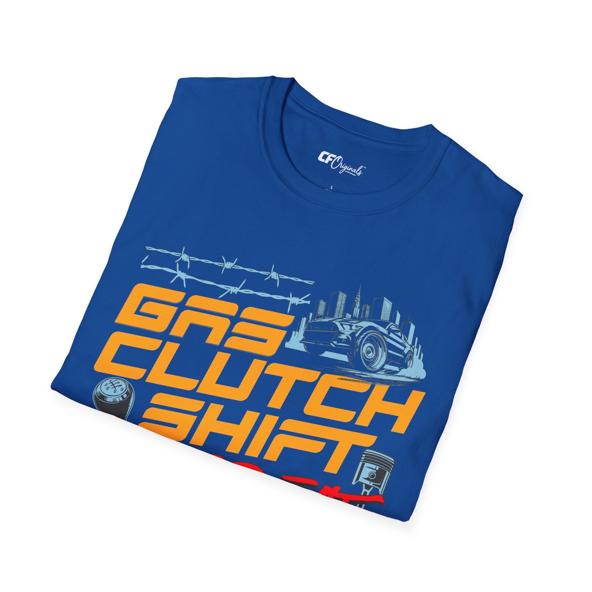 Gas Clutch Shift Tee — Racing Graphic T-Shirt