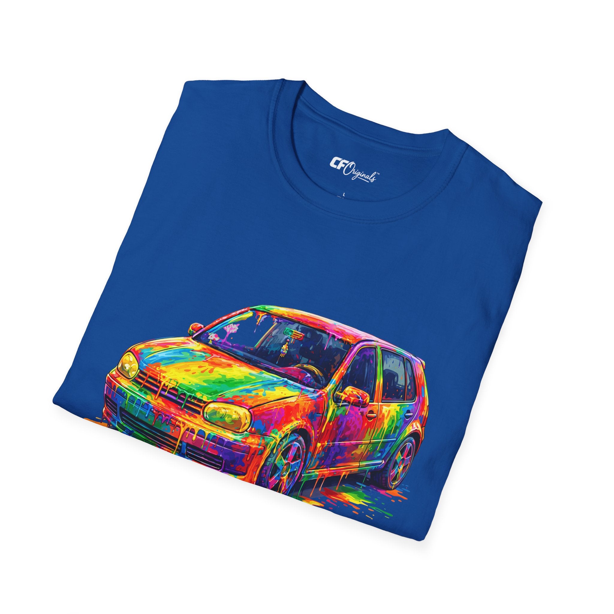 Colorful Hatchback Art Car T-Shirt