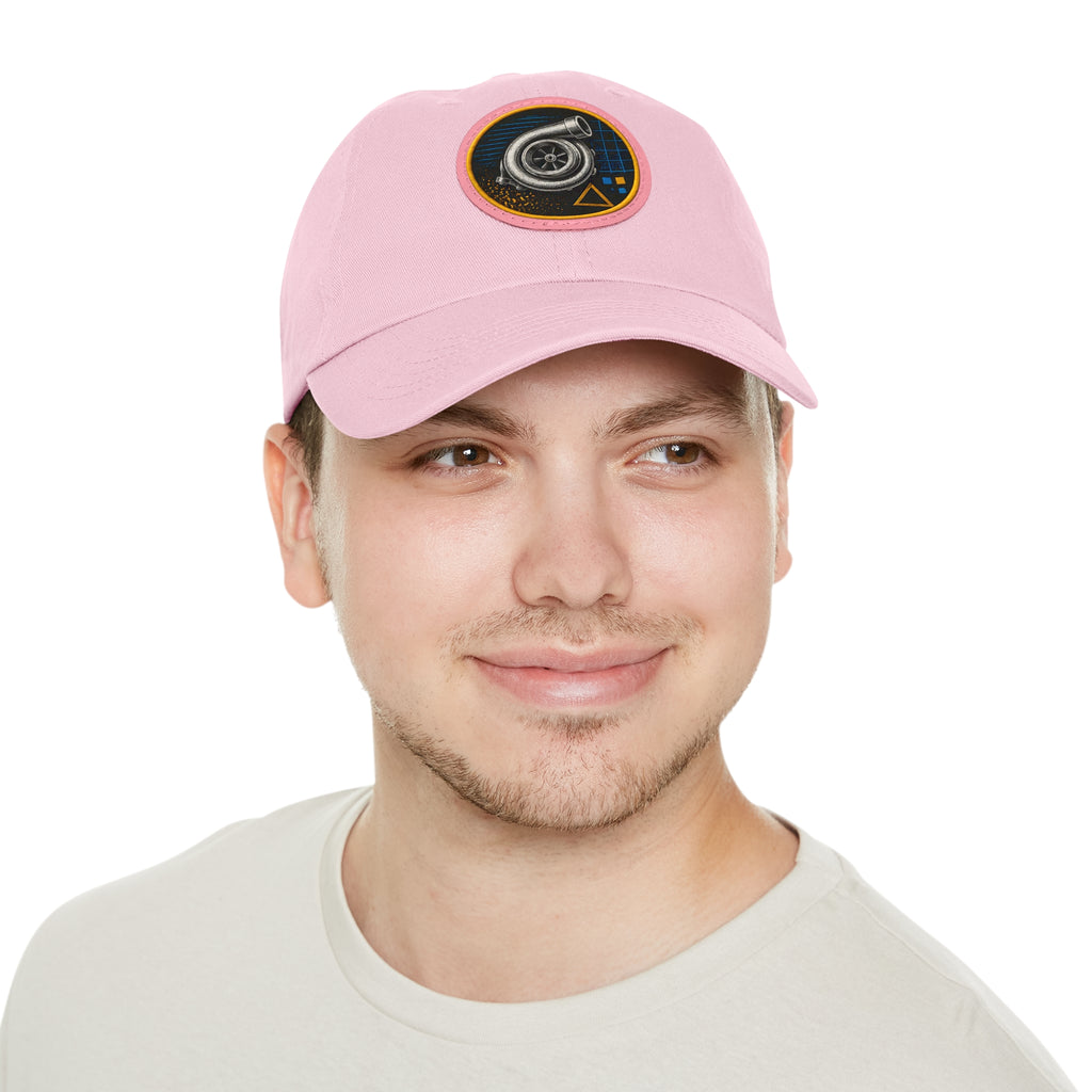Turbocharger Patch Dad Hat — Racing Engine Mechanics Cap