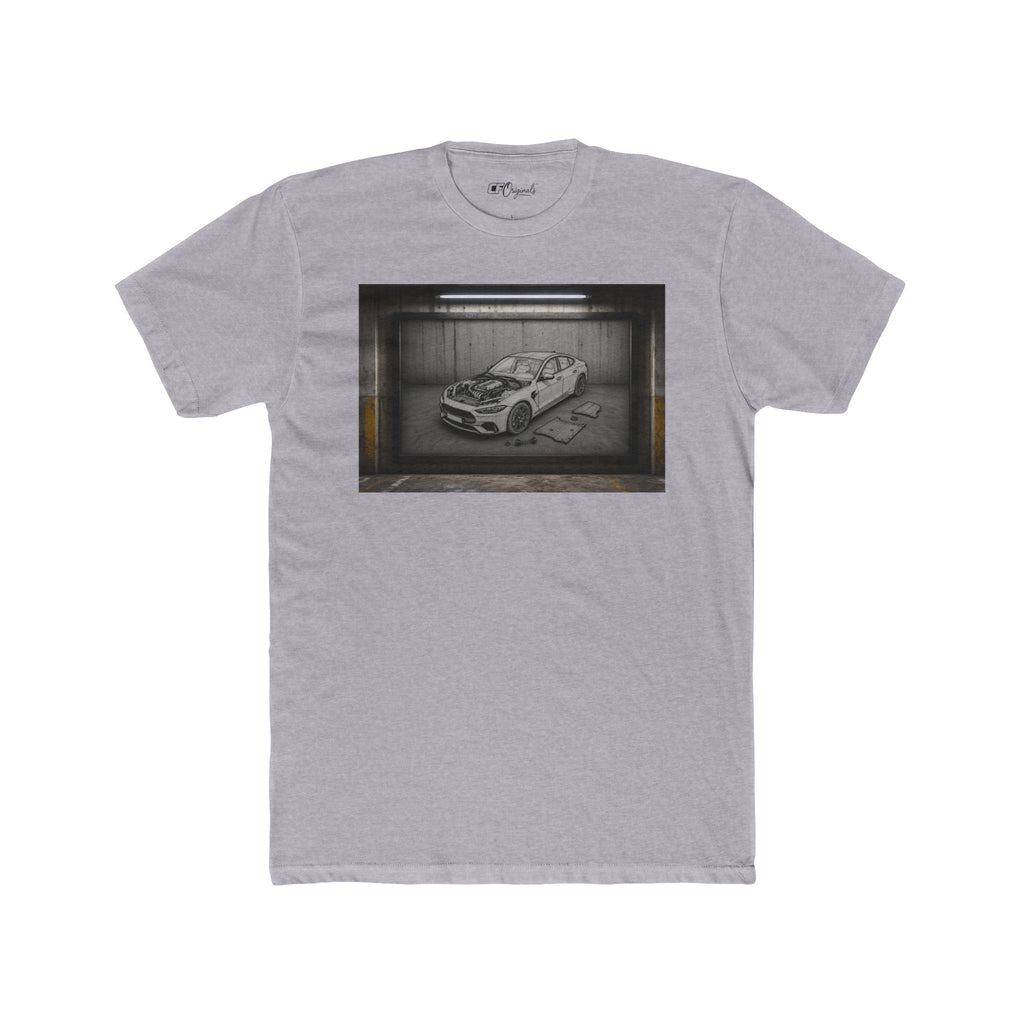 Car Garage Tee — Vintage Sports Car Illustration Crewneck