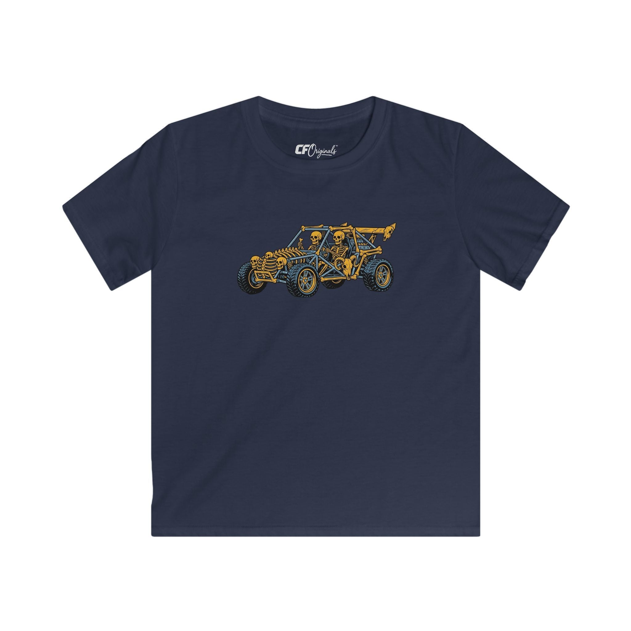 Kids Ribcage Racer Dune Buggy Tee — Off-Road Adventure Graphic Shirt