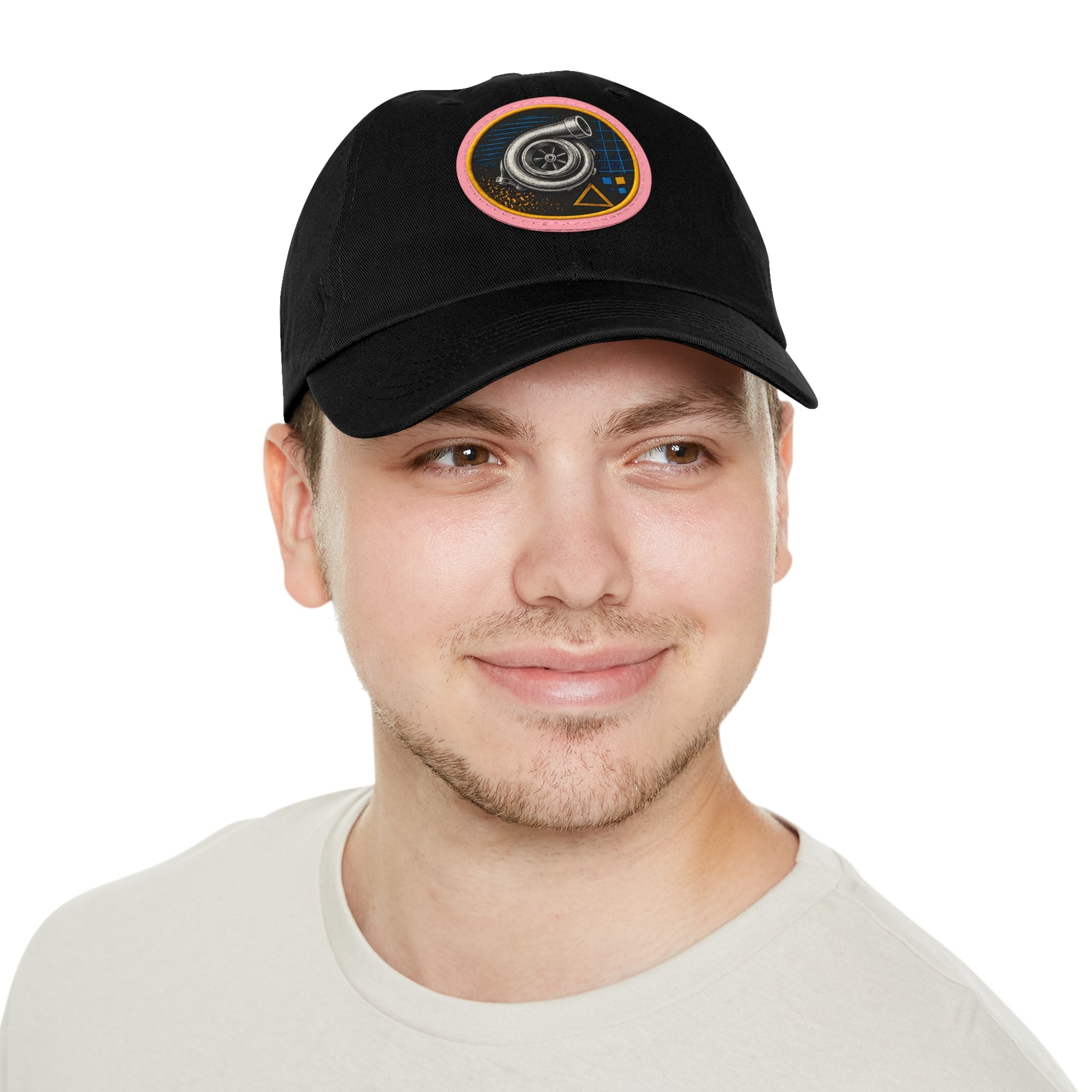 Turbocharger Patch Dad Hat — Racing Engine Mechanics Cap