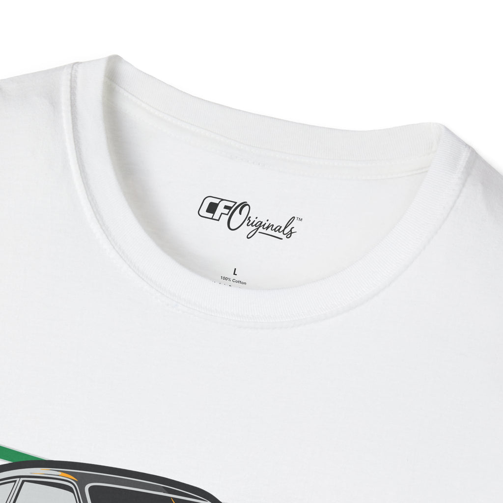 Classic Muscle Car T-Shirt — Retro 'Sleepless' Graphic Tee
