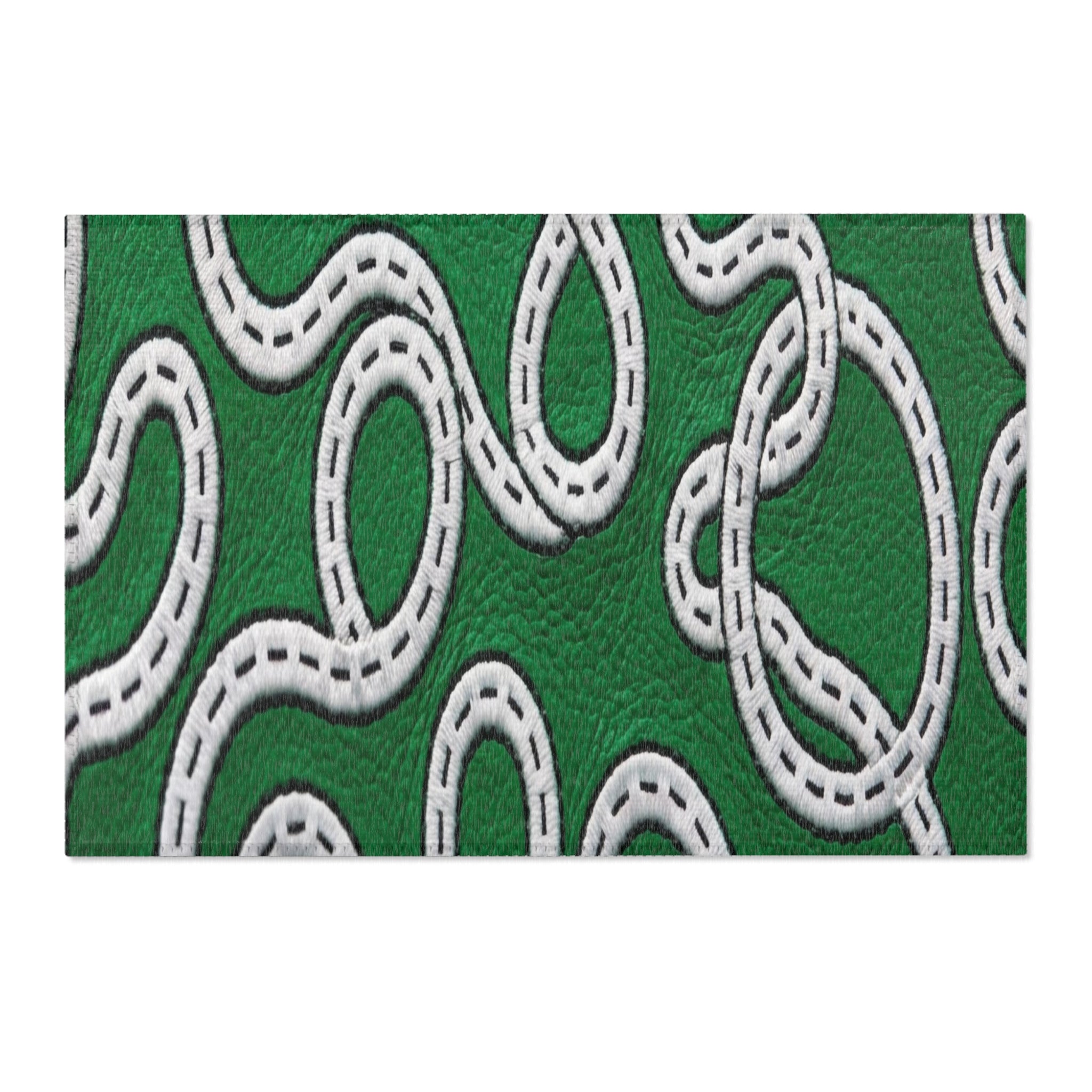 Playful Road-Pattern Area Rug