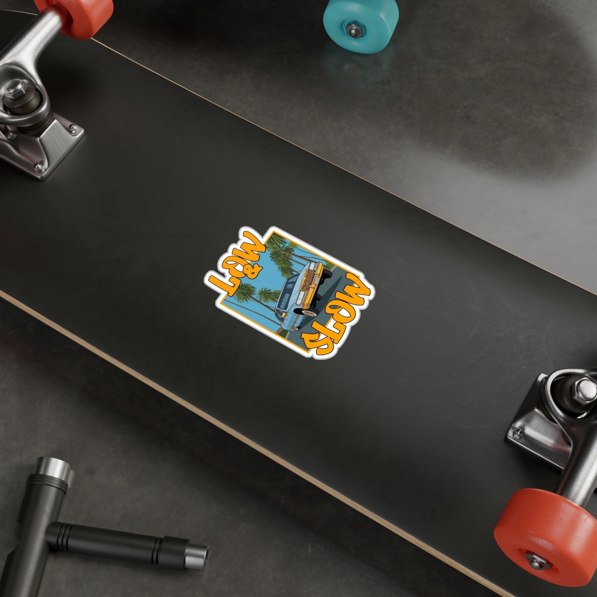 Low & Slow Car Sticker (Small) — Kiss-cut Vinyl