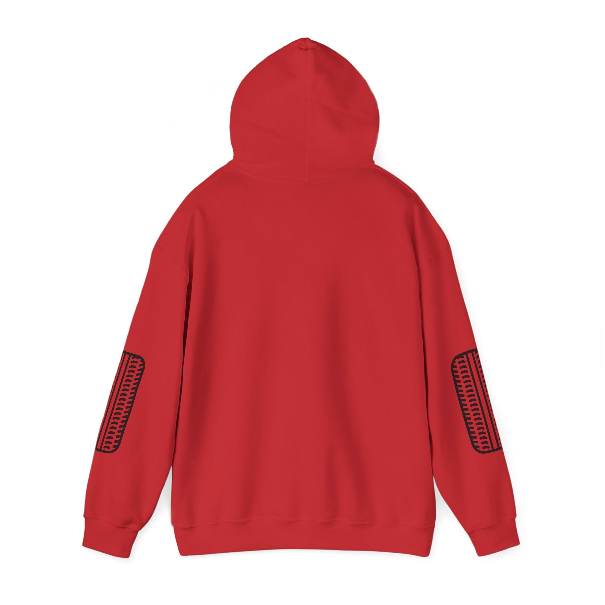 Racing Garage Hooded Sweatshirt — Vintage Racecar Track Scene