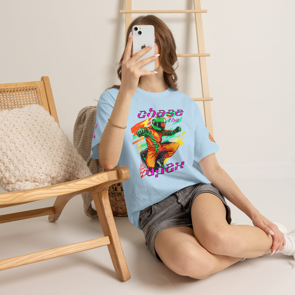 Racing Driver Graphic Tee — "Chase the Apex" Motorsport T‑Shirt
