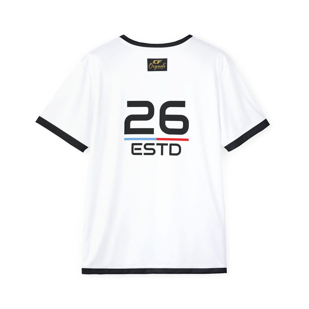 Shift Racing Jersey — Retro Motorsport Tee with '26 ESTD' Back