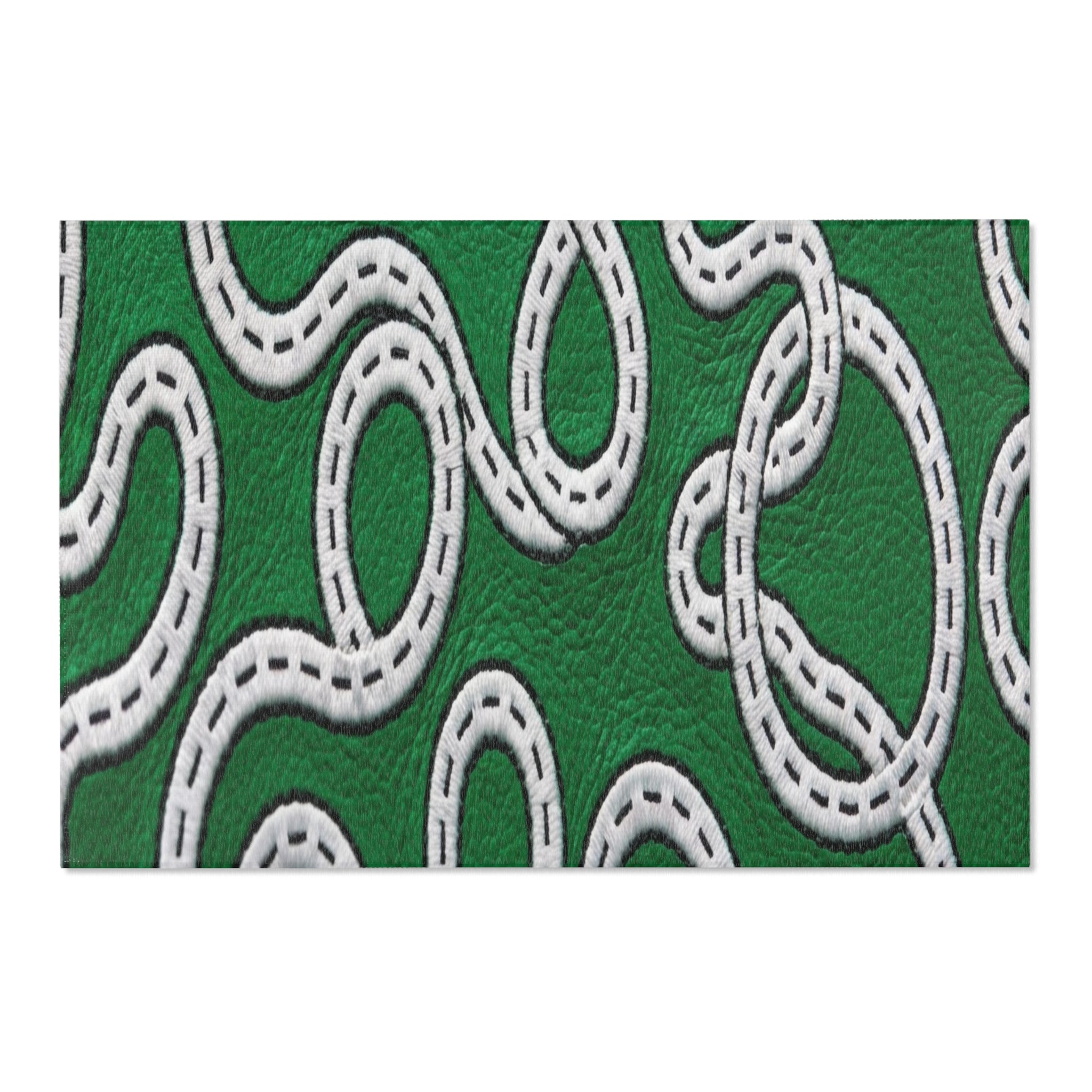 Playful Road-Pattern Area Rug