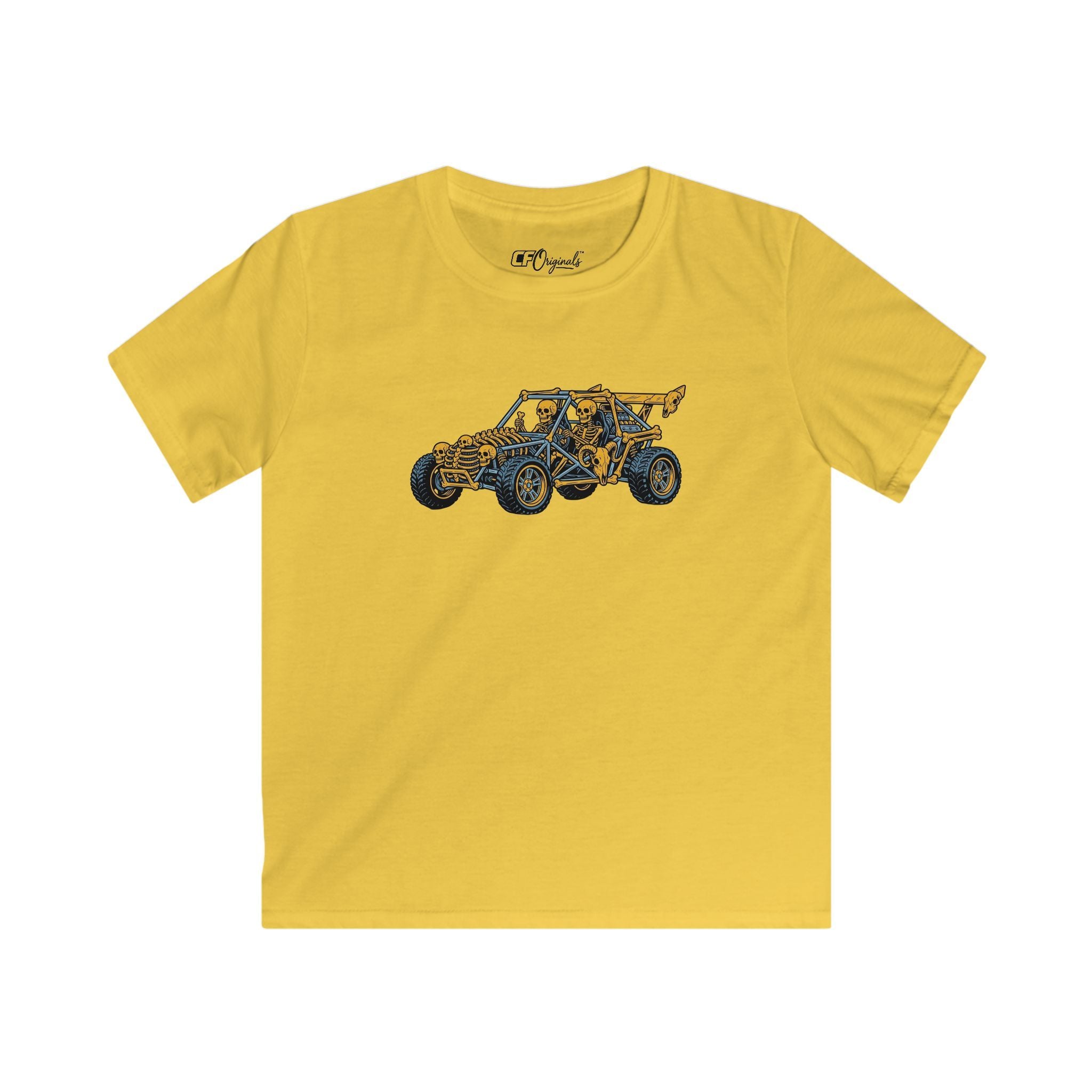 Kids Ribcage Racer Dune Buggy Tee — Off-Road Adventure Graphic Shirt