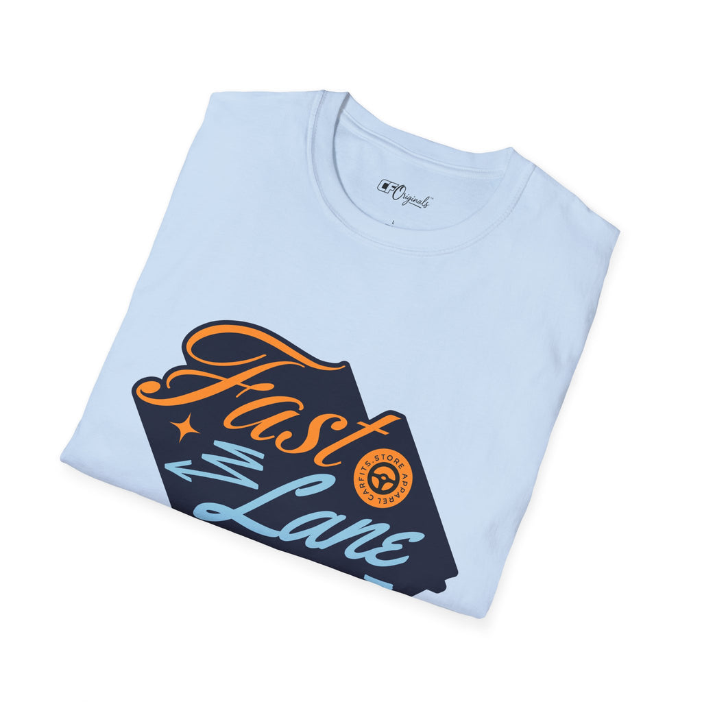 Fast Lane T-Shirt — Retro Racing Car Graphic Tee
