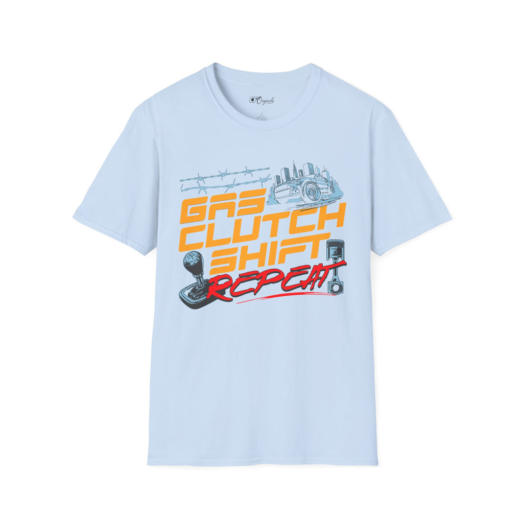 Gas Clutch Shift Tee — Racing Graphic T-Shirt