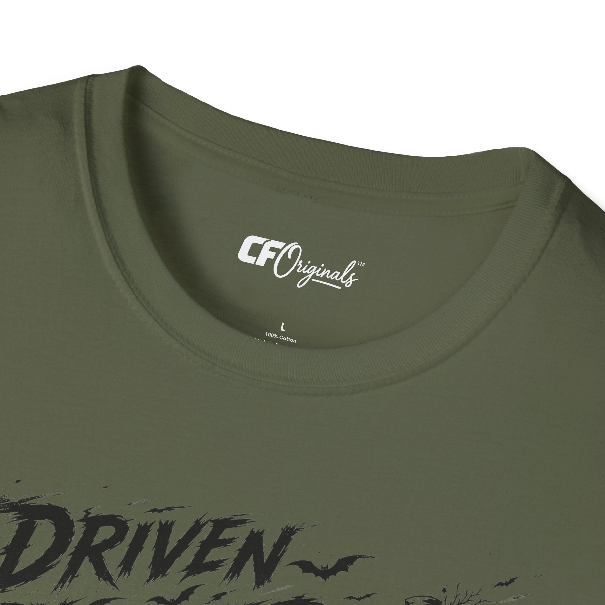 Driven By Fear T‑Shirt — Horror Sports Car Graphic Tee