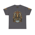 Lion Crest Tee — "Mane Line Auto" Vintage Heraldic Graphic Shirt