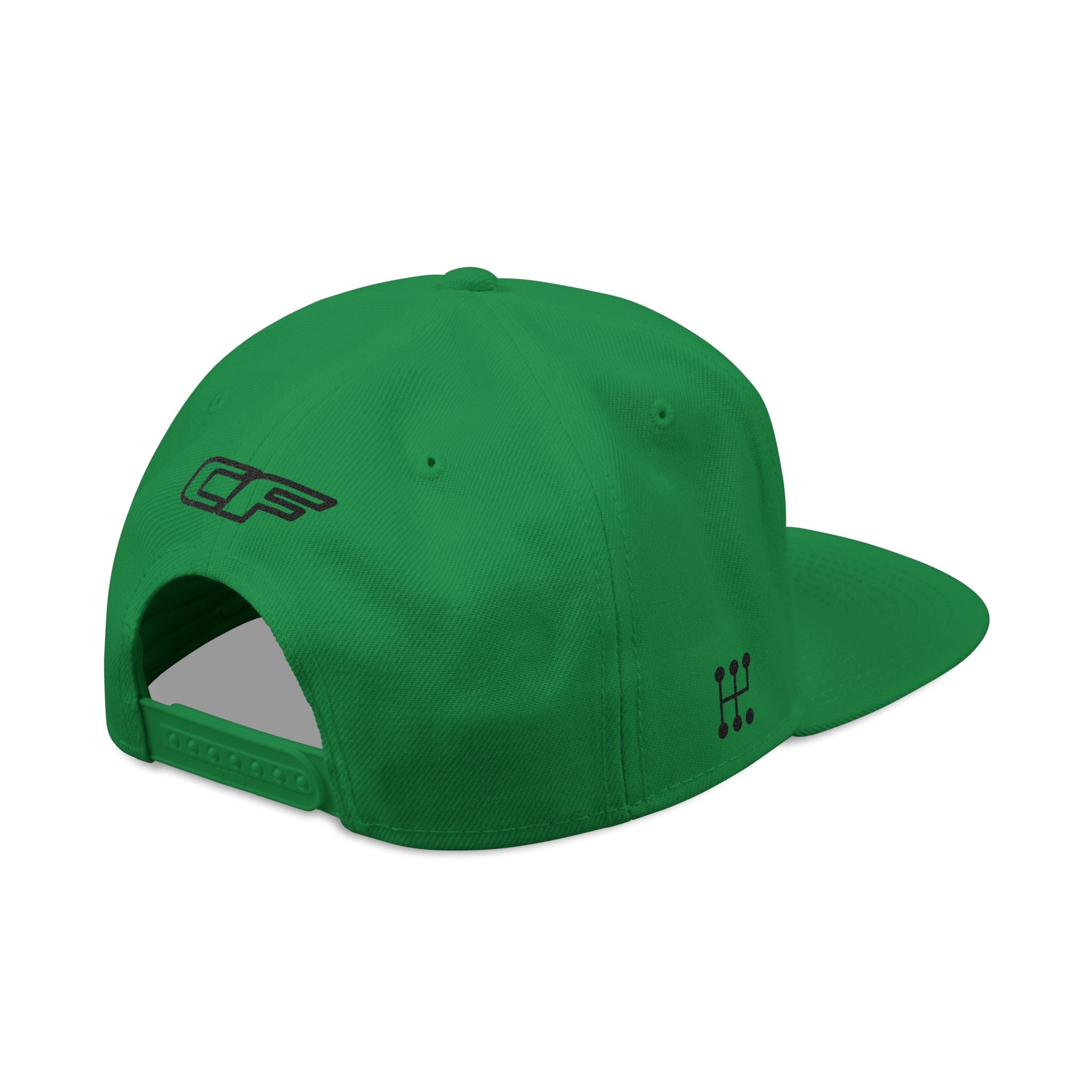 Embroidered 'Shift' Snapback Hat — Motorsport Logos