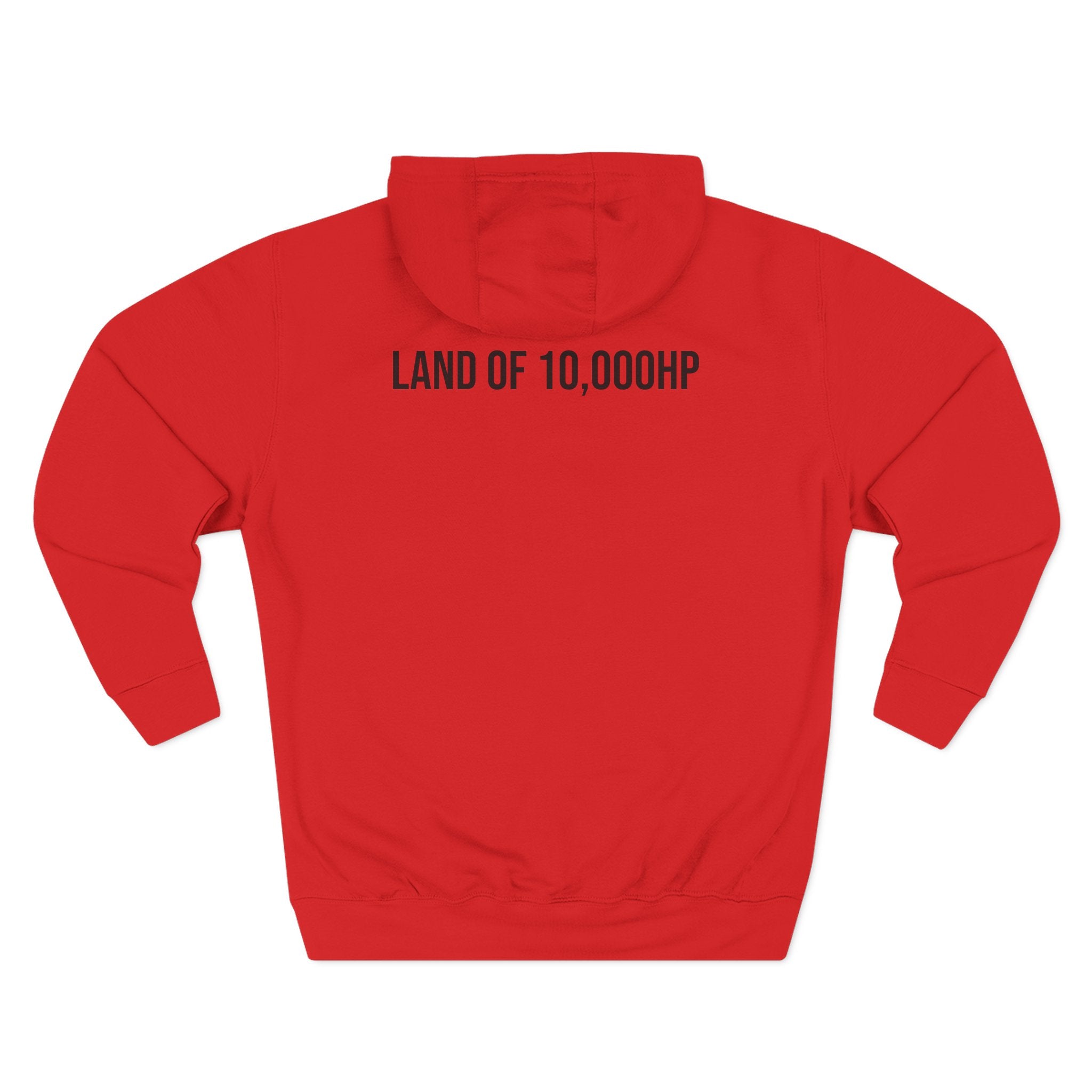Racing Dragster Hoodie — "Land of 10,000HP" Fleece Pullover