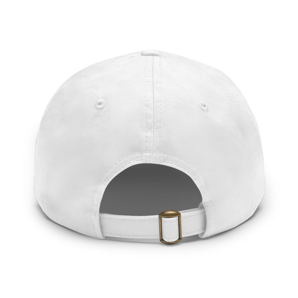 Mechanic Logo Dad Hat — Leather Patch Cap