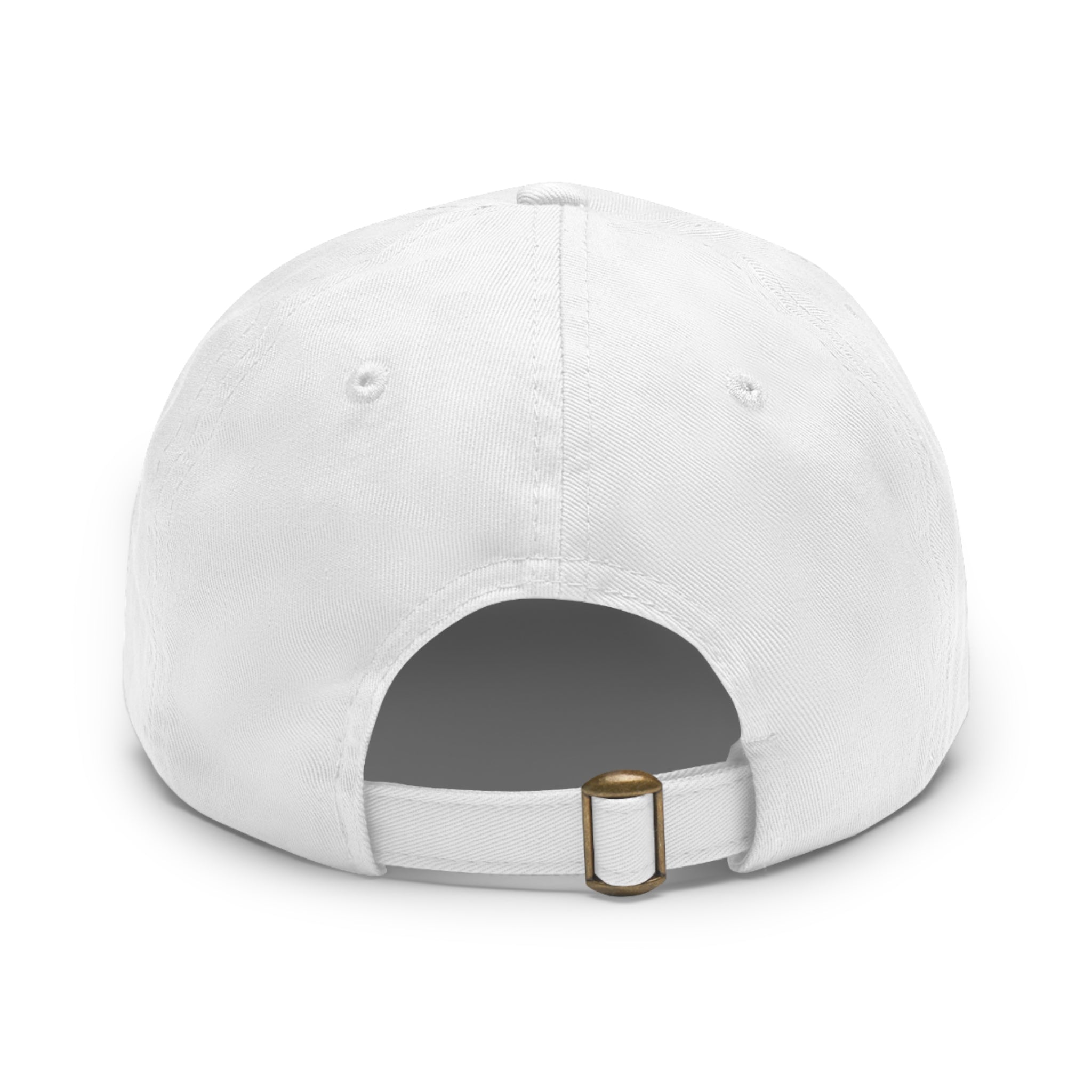 Mechanic Logo Dad Hat — Leather Patch Cap