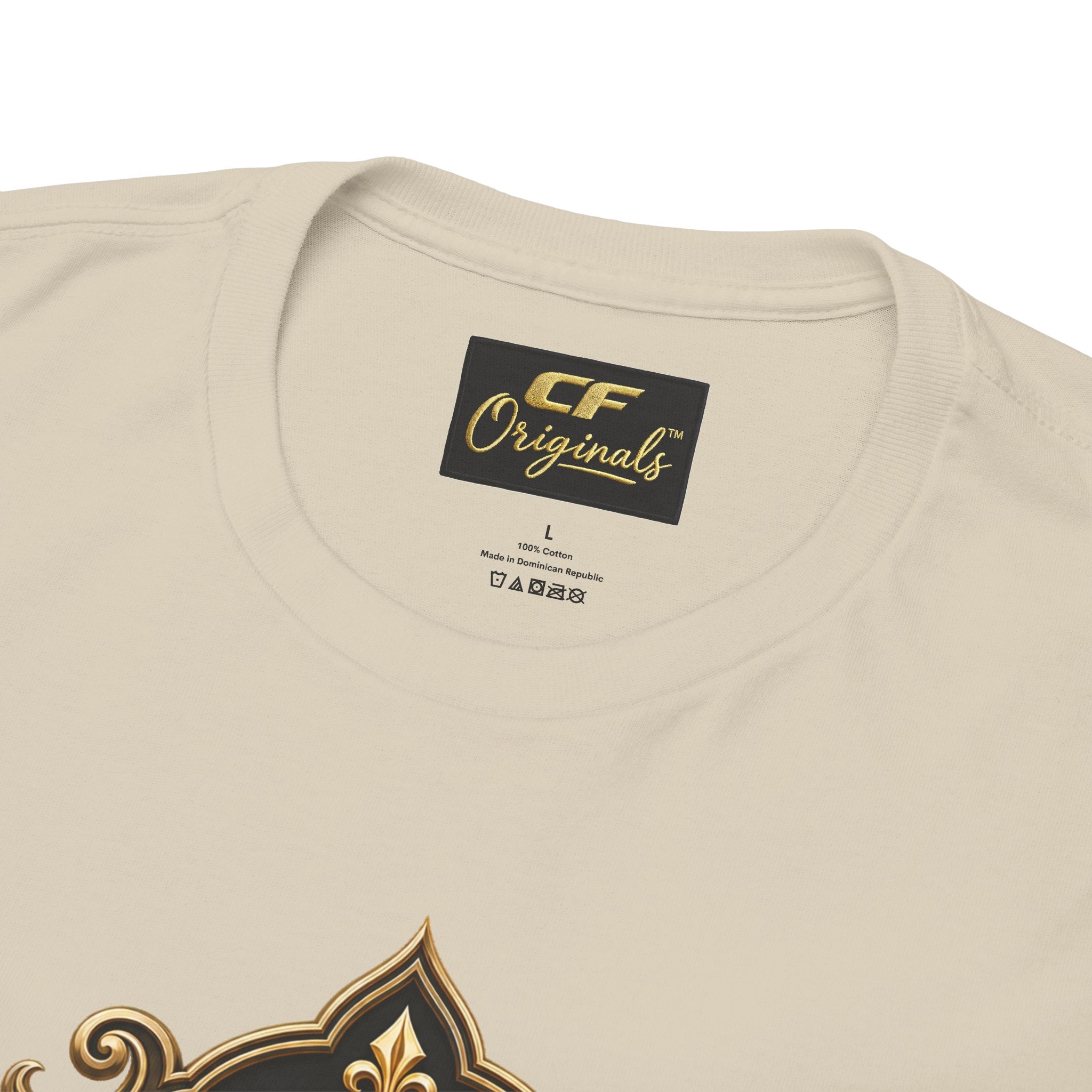 Lion Crest Tee — "Mane Line Auto" Vintage Heraldic Graphic Shirt