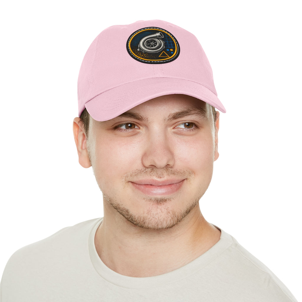 Turbocharger Patch Dad Hat — Racing Engine Mechanics Cap