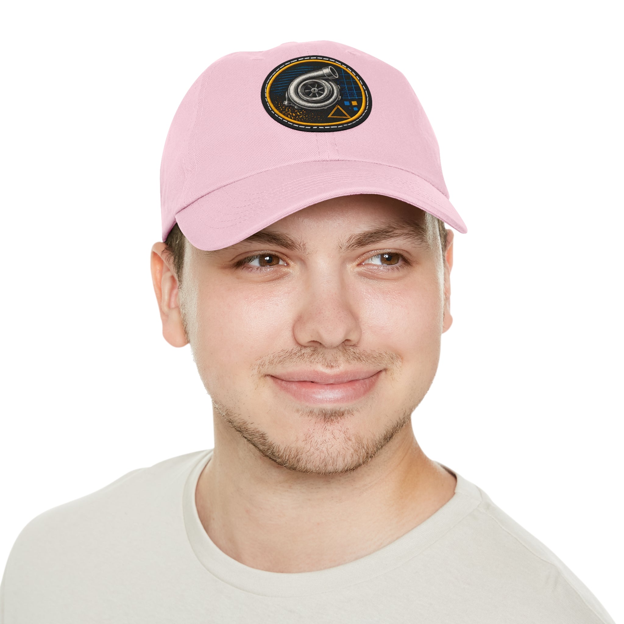 Turbocharger Patch Dad Hat — Racing Engine Mechanics Cap