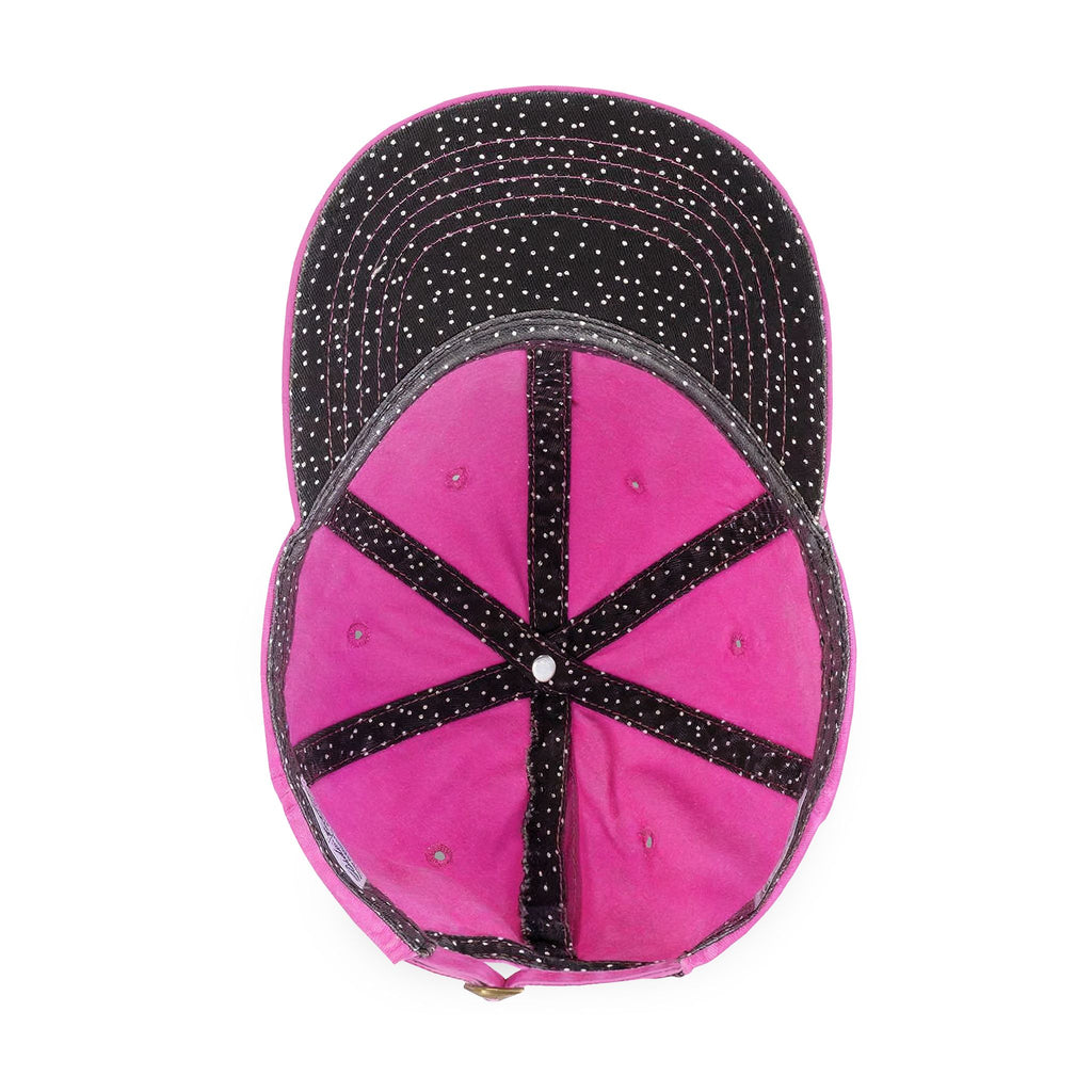 Embroidered Women's Hat with Fashion Undervisor
