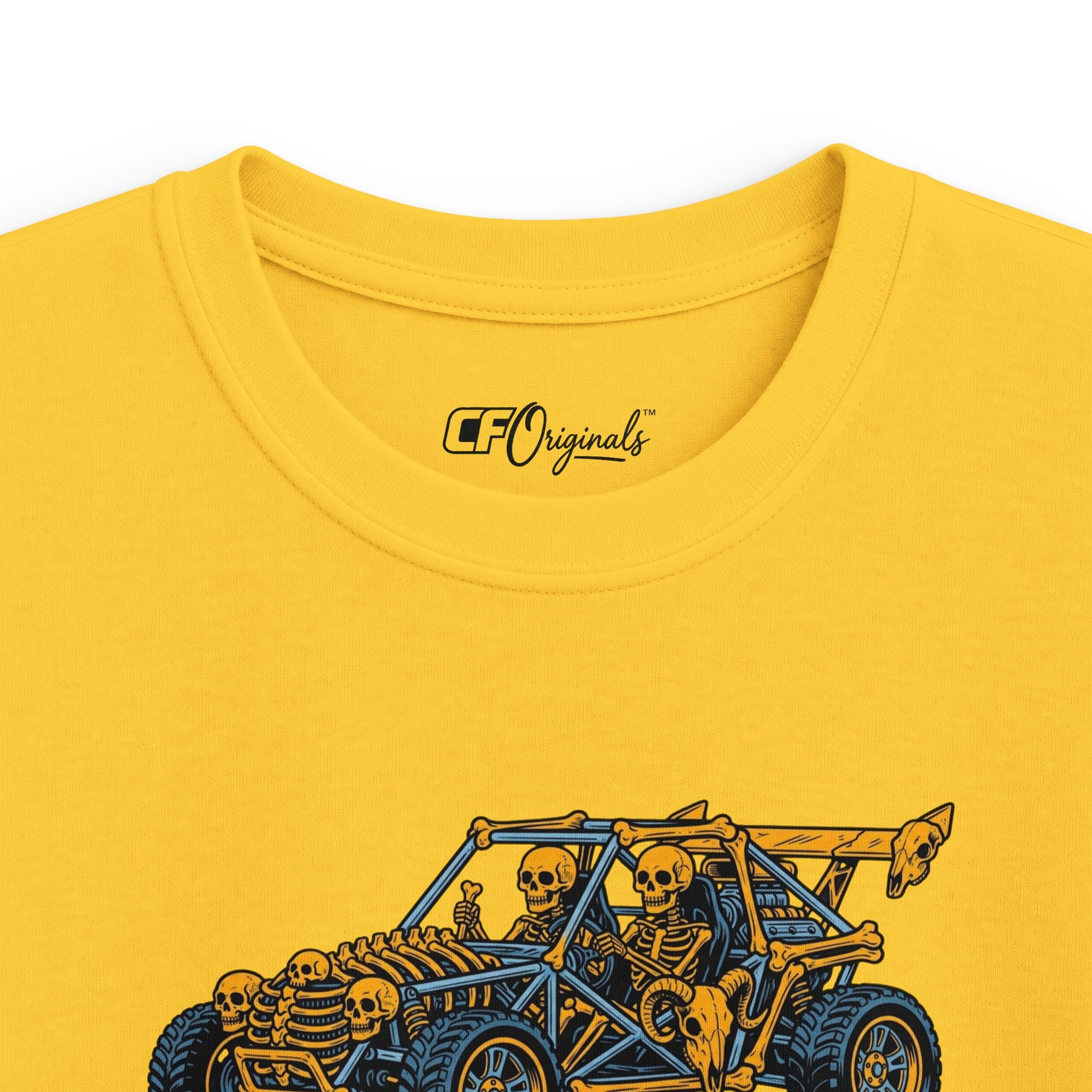 Kids Ribcage Racer Dune Buggy Tee — Off-Road Adventure Graphic Shirt