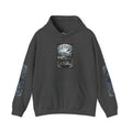 Nature Is Calling Hoodie — Scenic Mountain Graphic Hooded Sweatshirt with Sleeve Paisley Art