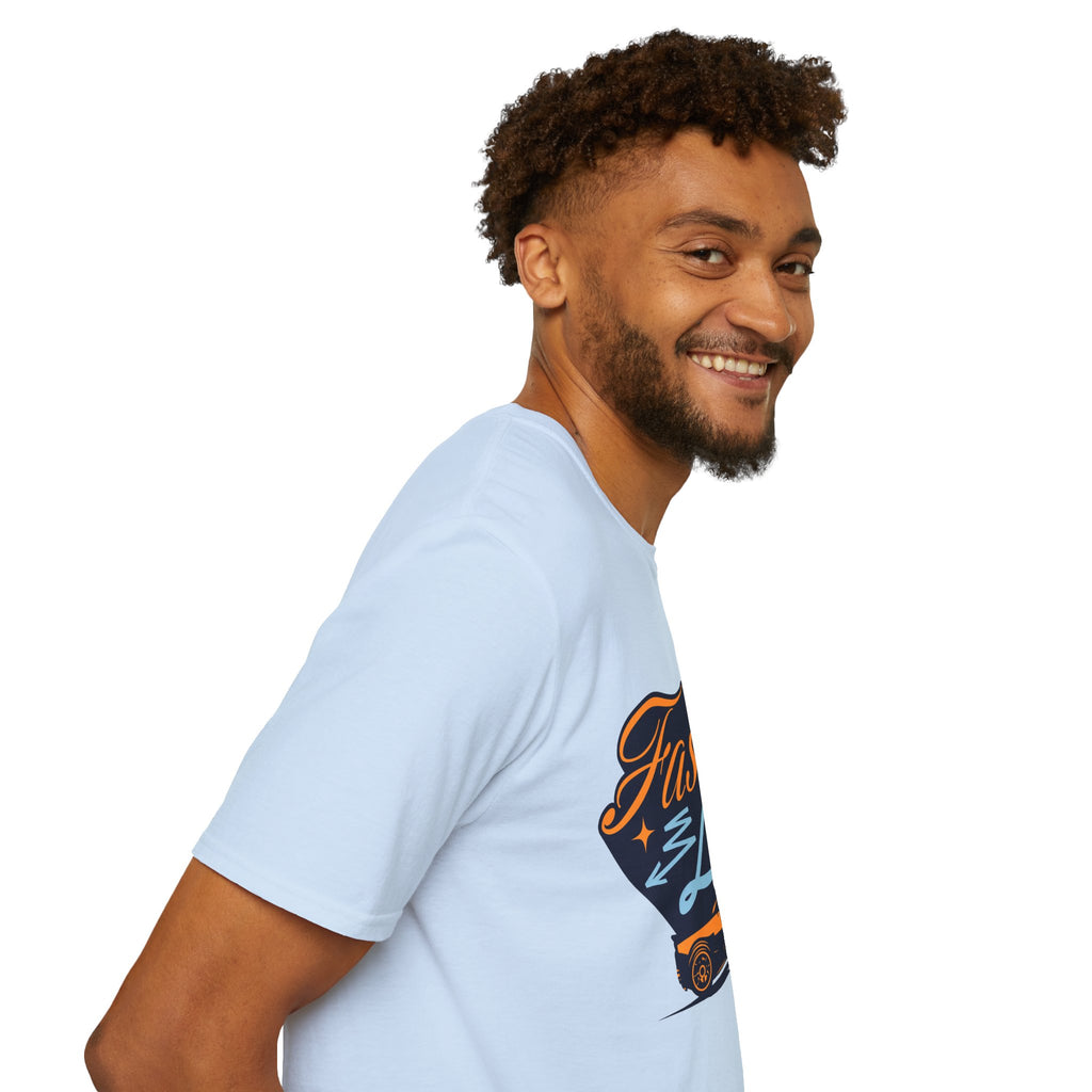 Fast Lane T-Shirt — Retro Racing Car Graphic Tee