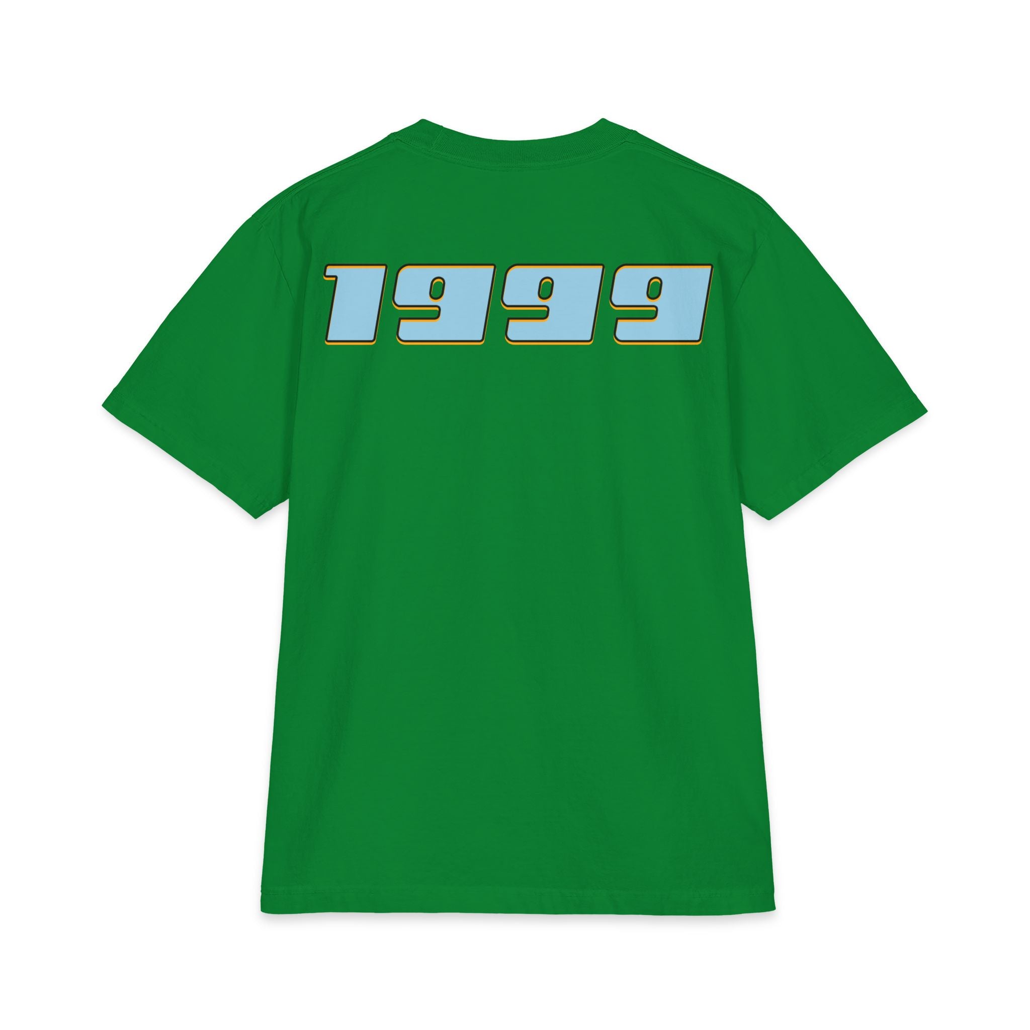Classic Custom Mini-Truck Tee — Blue and Gold Graphic T-Shirt