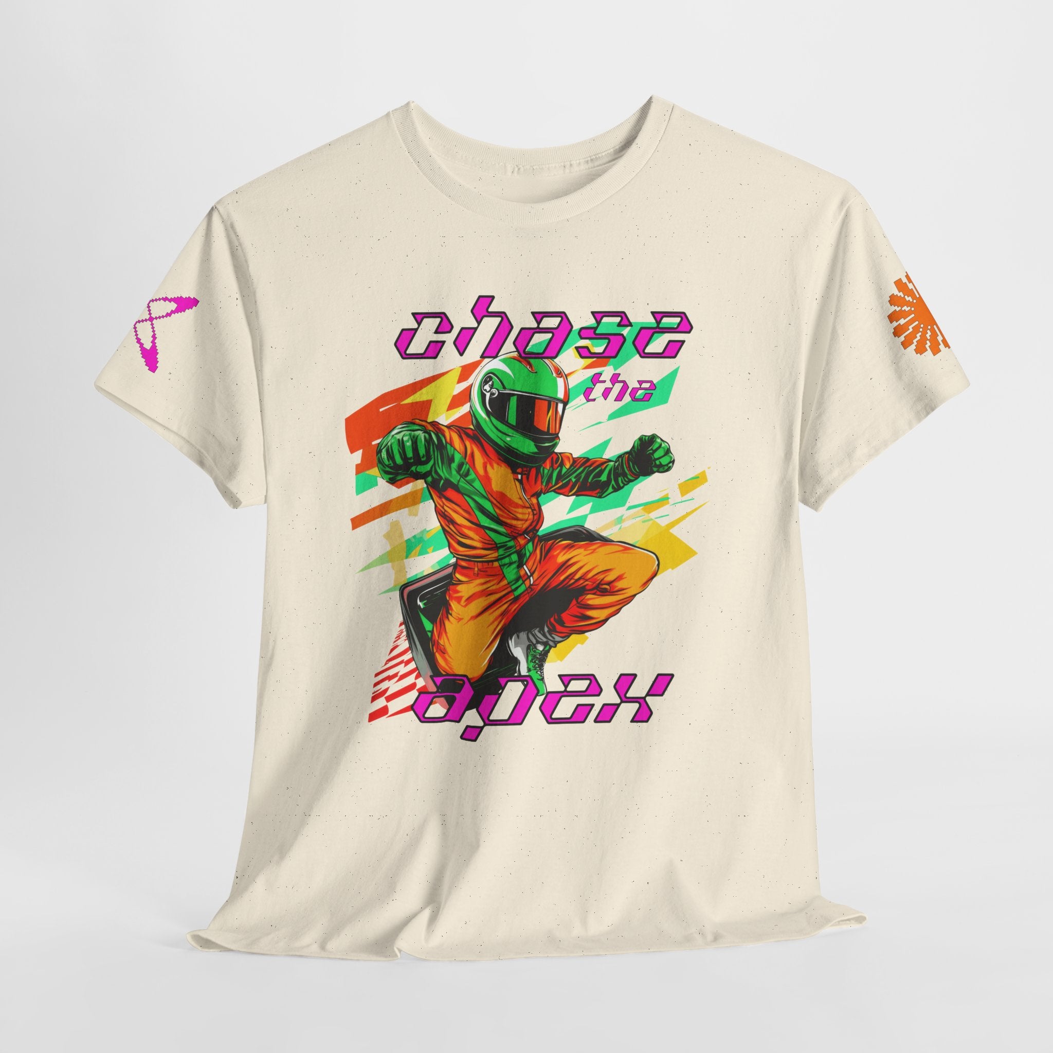 Racing Driver Graphic Tee — "Chase the Apex" Motorsport T‑Shirt
