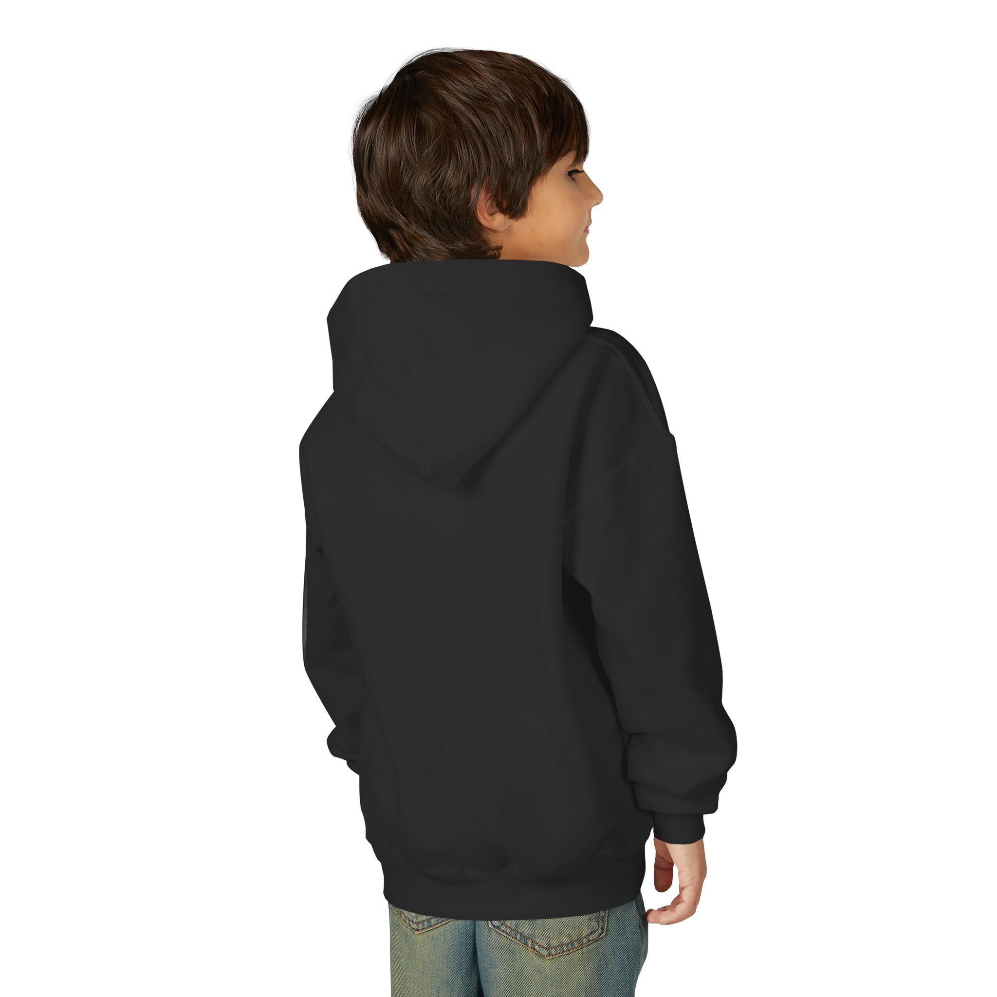 Youth Hoodie - Moose Truck Mountain Adventure Graphic