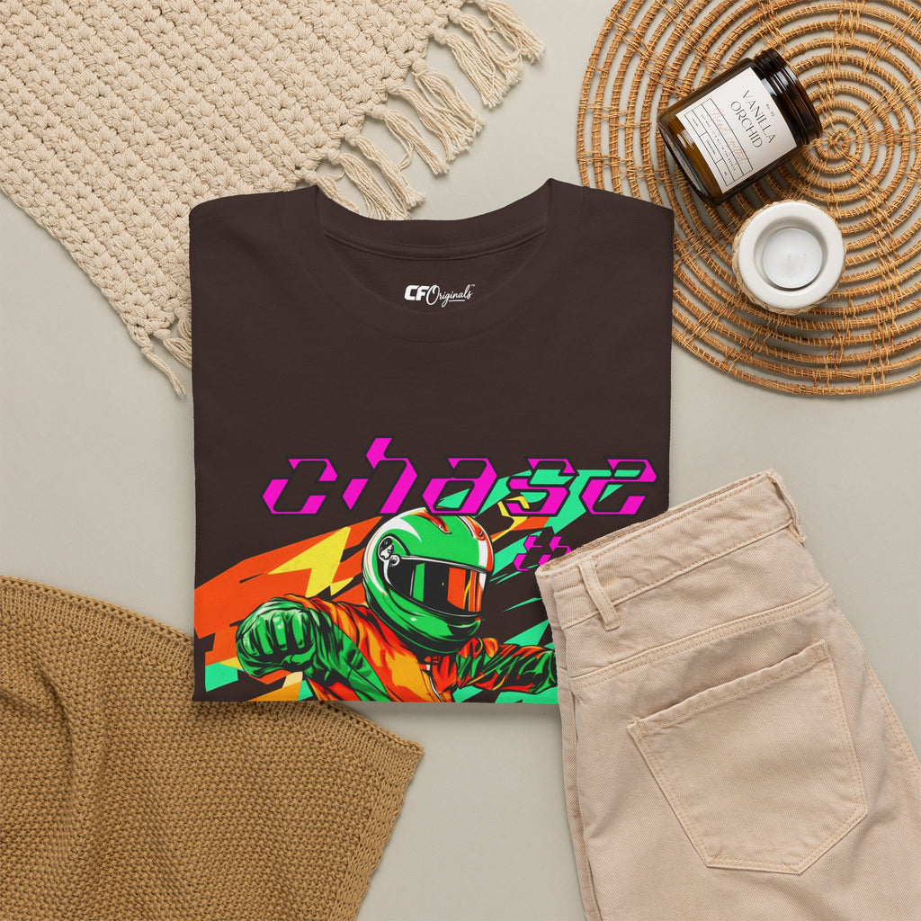 Racing Driver Graphic Tee — "Chase the Apex" Motorsport T‑Shirt