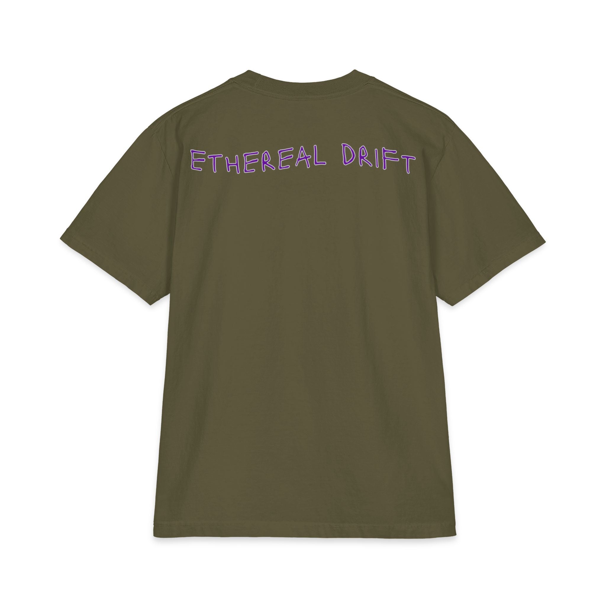 Ethereal Drift Graphic Tee — Neon Dreamscape Mountain Road