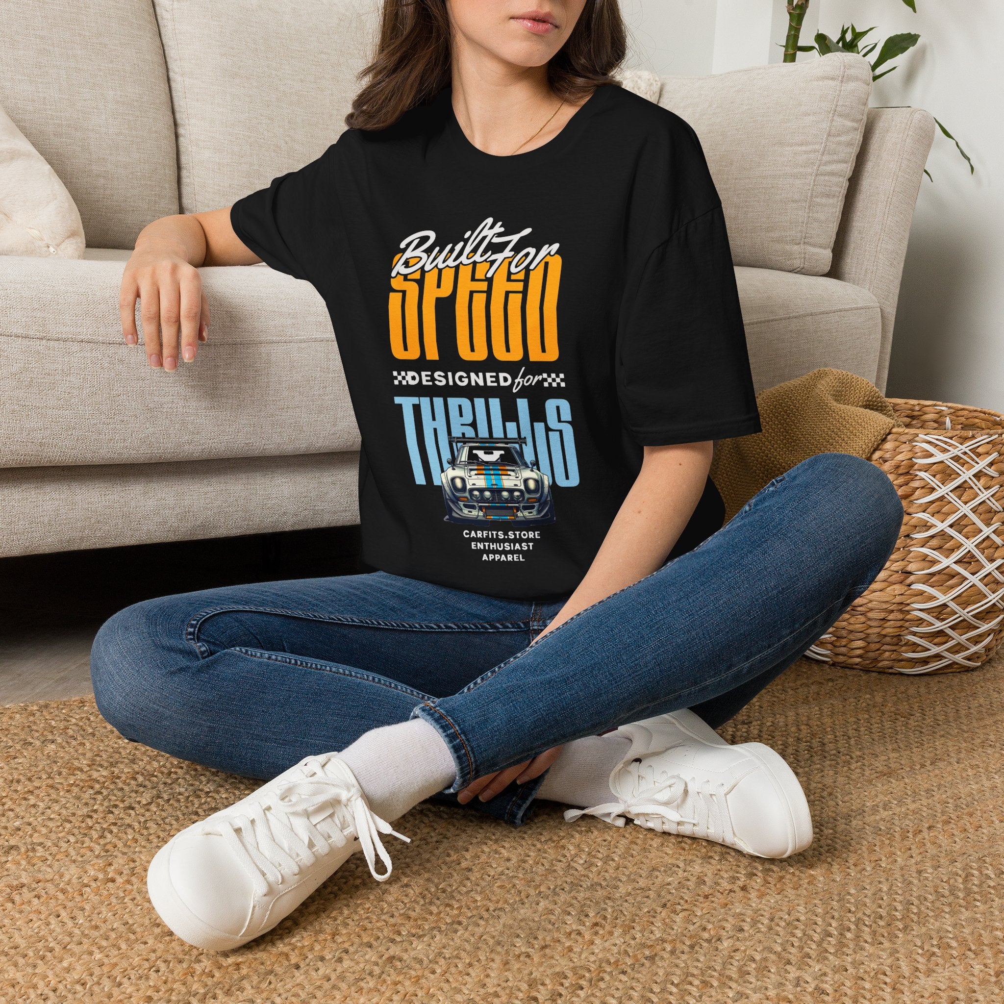 Built for Speed T-Shirt — Racing Car Graphic Tee