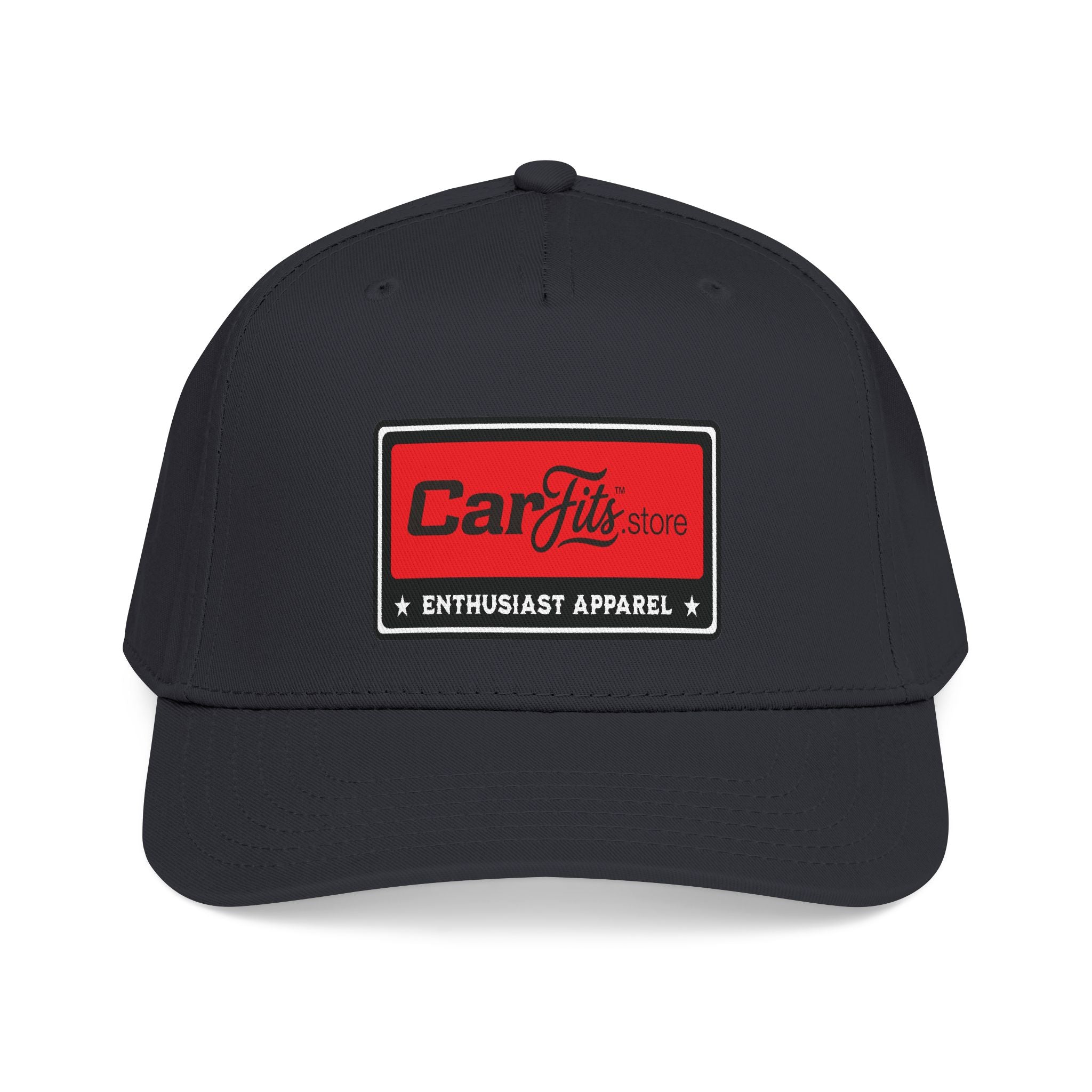 CarFits Vintage Patch Baseball Cap — Enthusiast Apparel Mid-Profile Hat