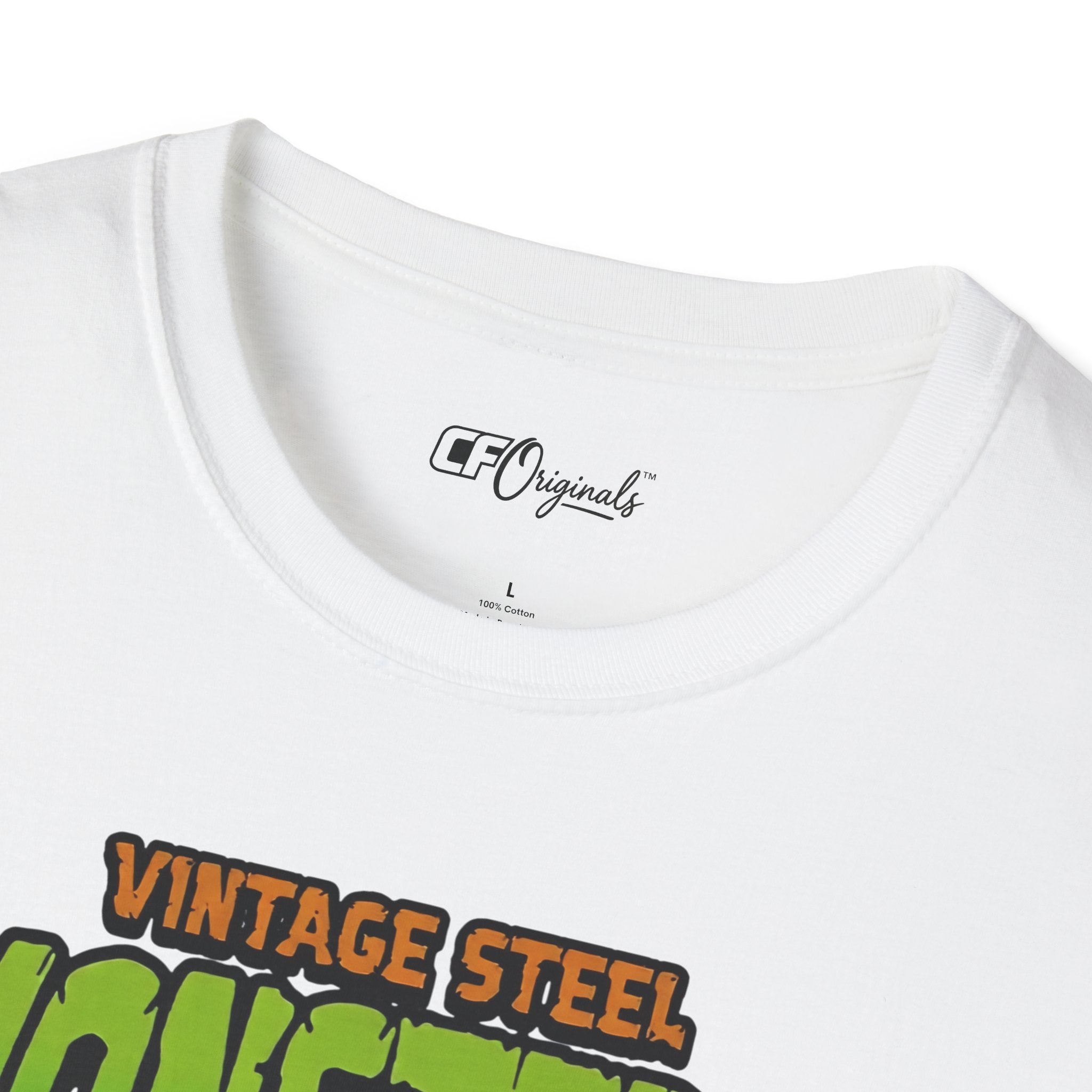 Vintage “MONSTERS” Horror Tee — Retro Steel Monster Graphic T-Shirt