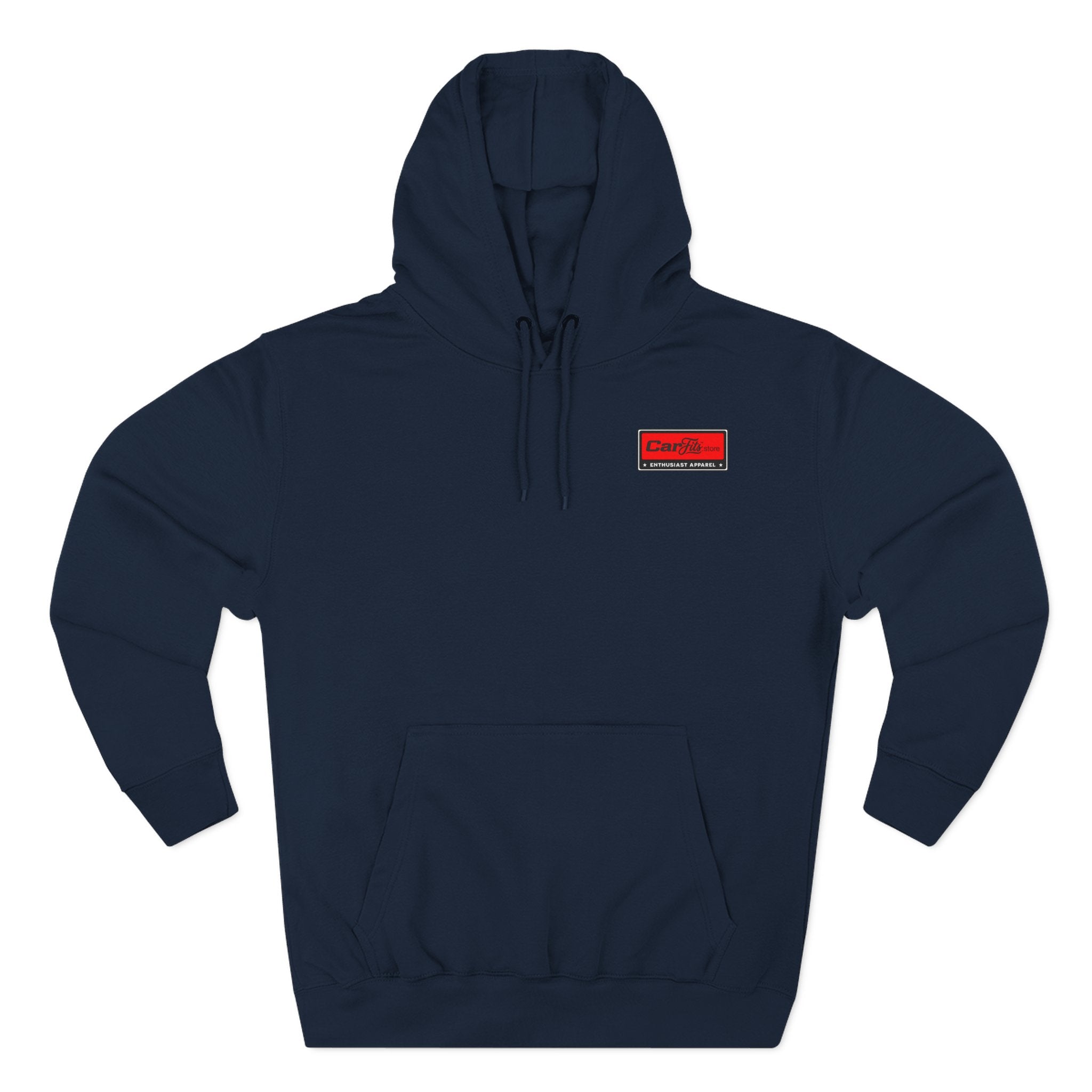 Flatout Garage Fleece Hoodie — Mechanic Shop Logo Pullover