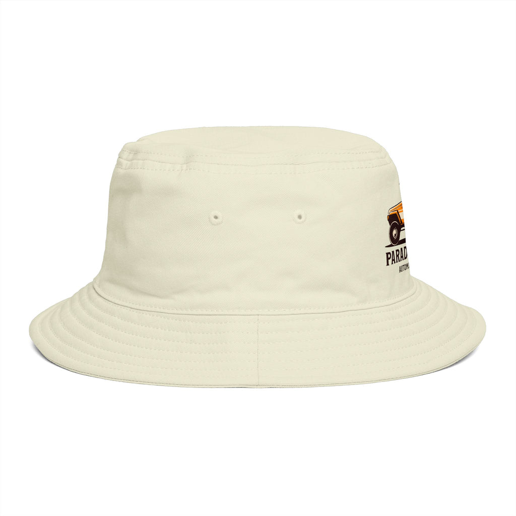 Paradise Beach Surf Buggy Bucket Hat — Vintage Beach Vacation Sun Hat