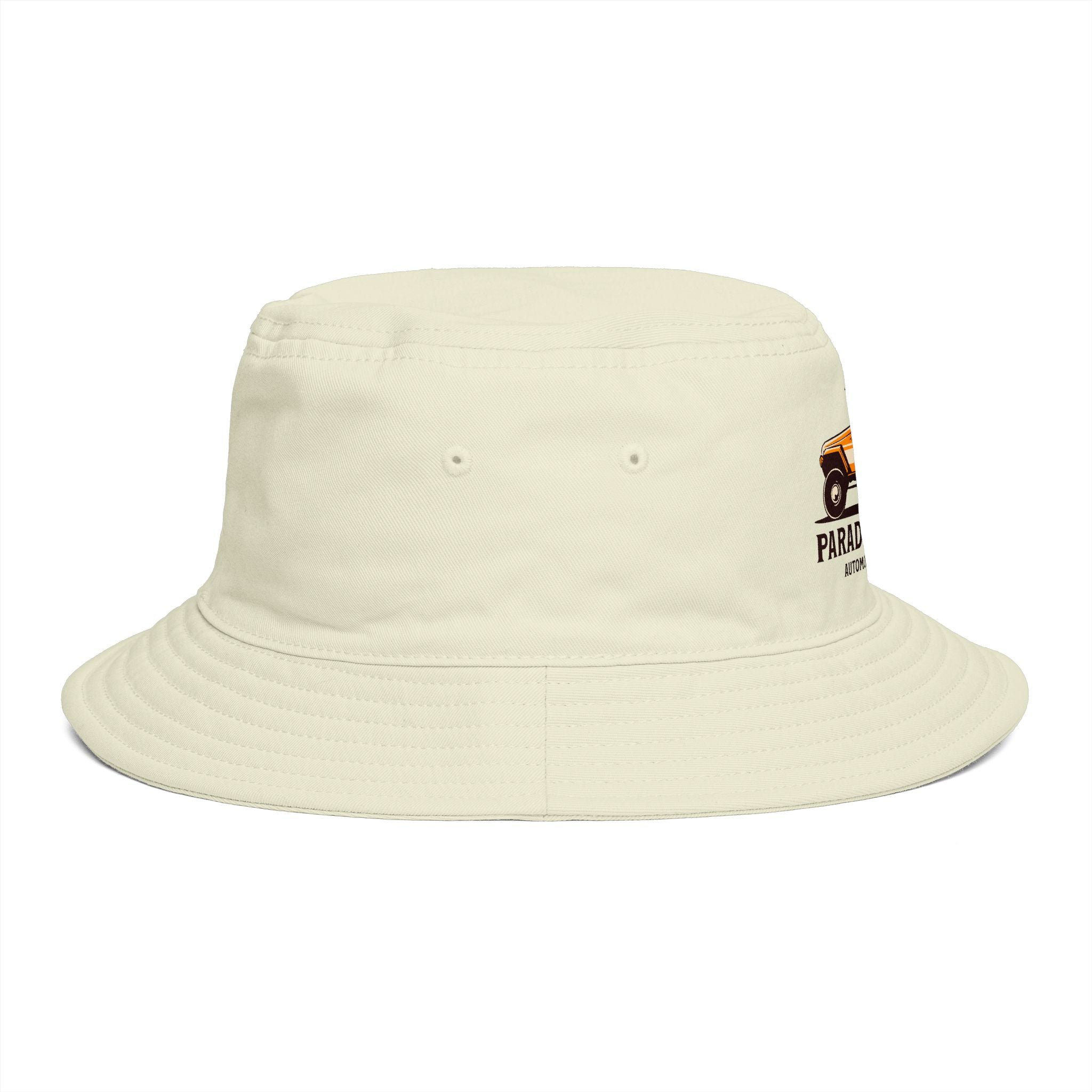 Paradise Beach Surf Buggy Bucket Hat — Vintage Beach Vacation Sun Hat