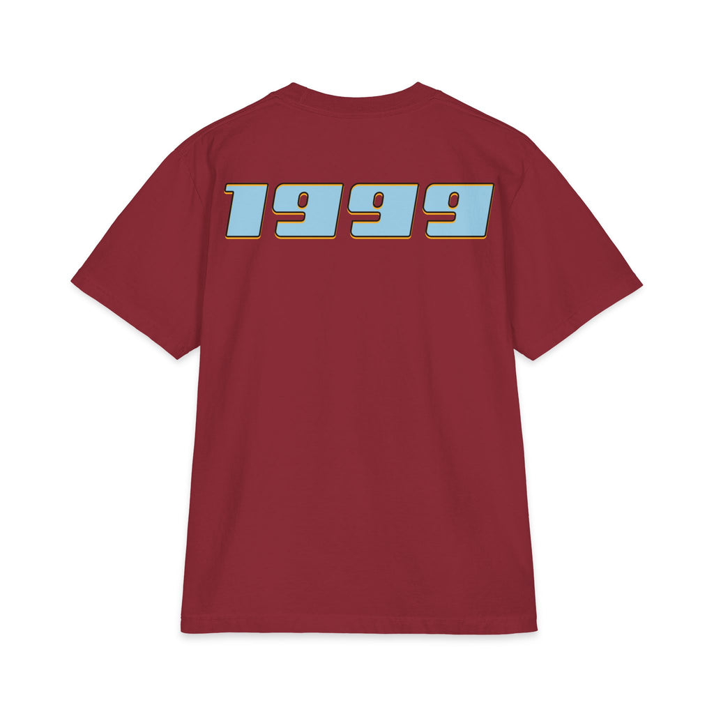 Classic Custom Mini-Truck Tee — Blue and Gold Graphic T-Shirt