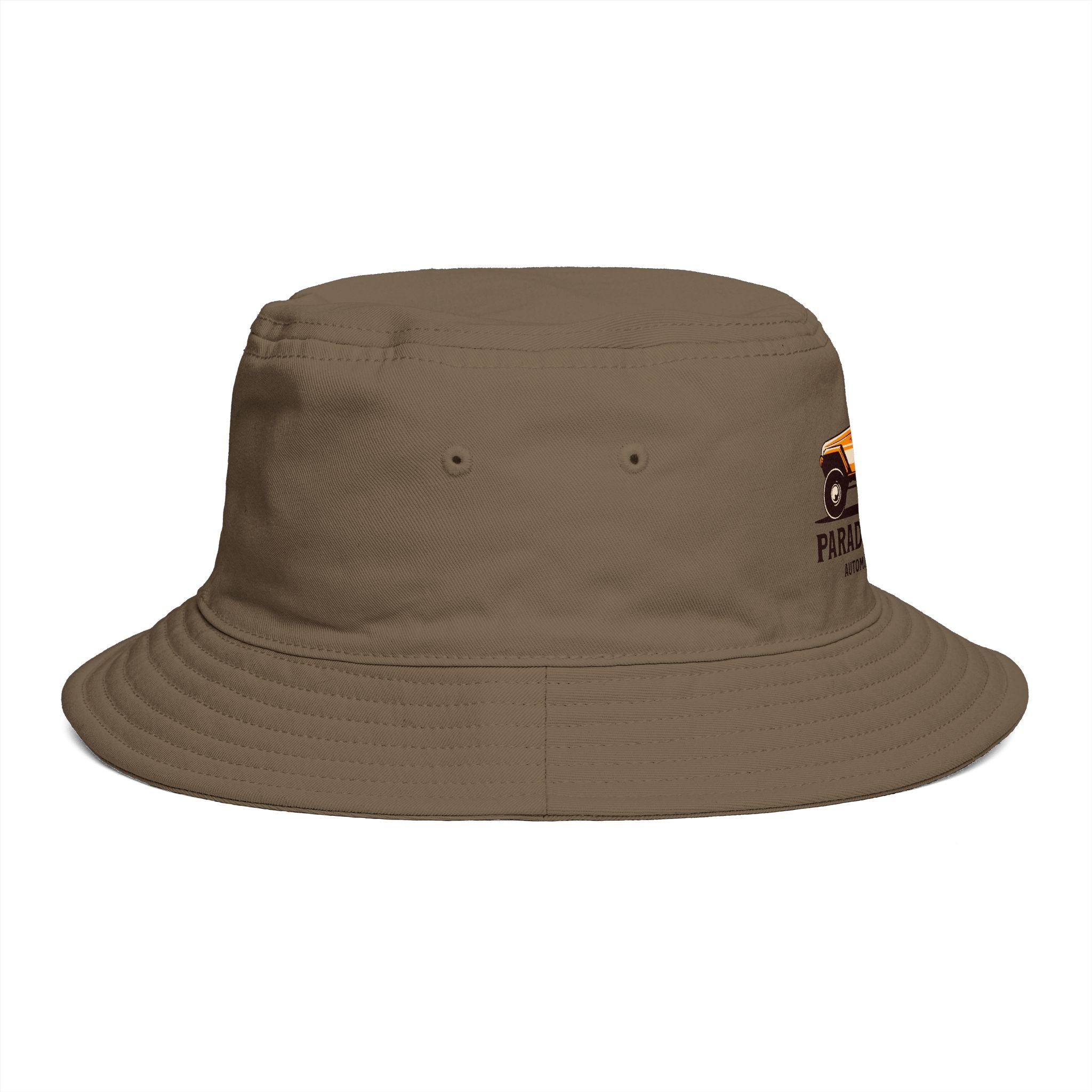Paradise Beach Surf Buggy Bucket Hat — Vintage Beach Vacation Sun Hat