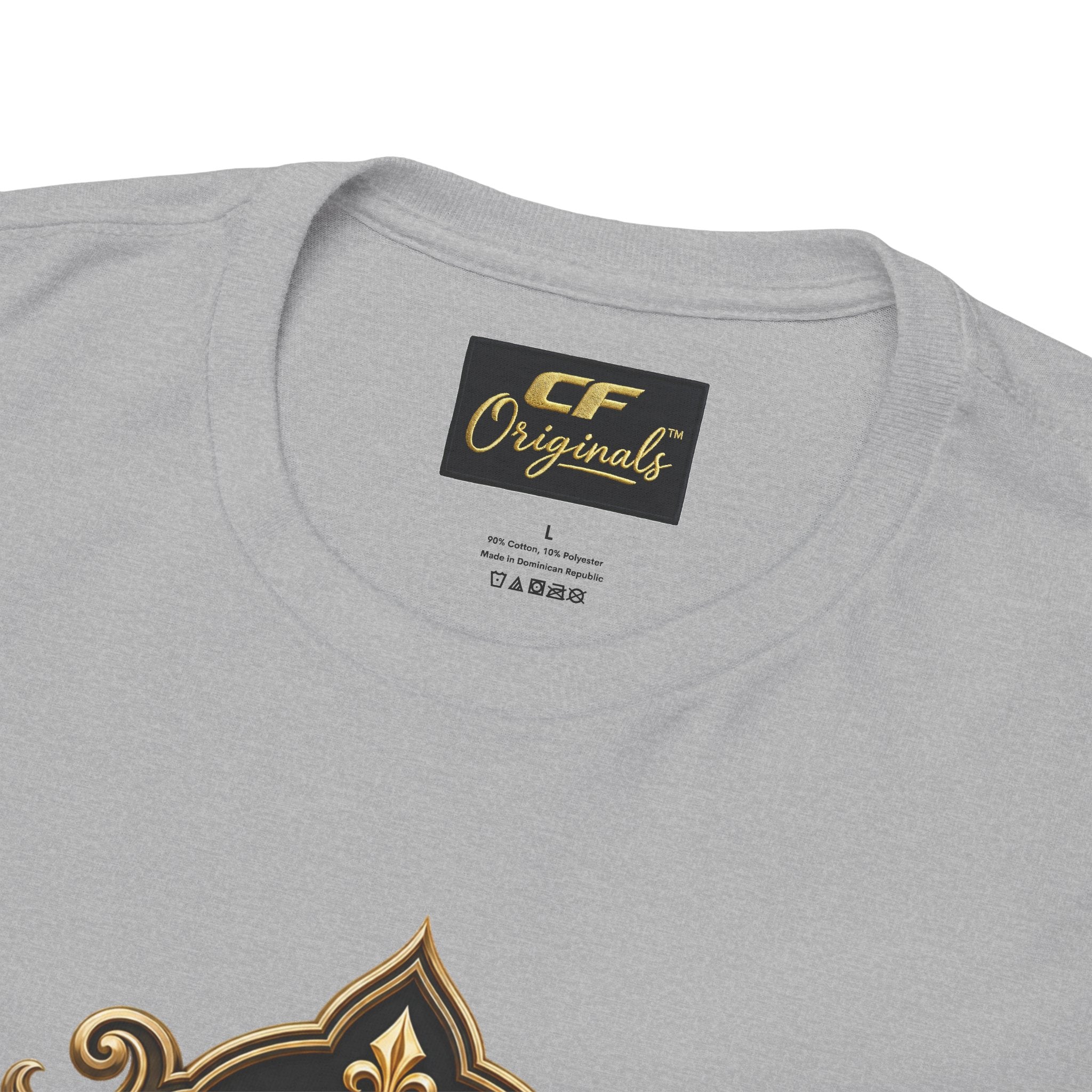 Lion Crest Tee — "Mane Line Auto" Vintage Heraldic Graphic Shirt
