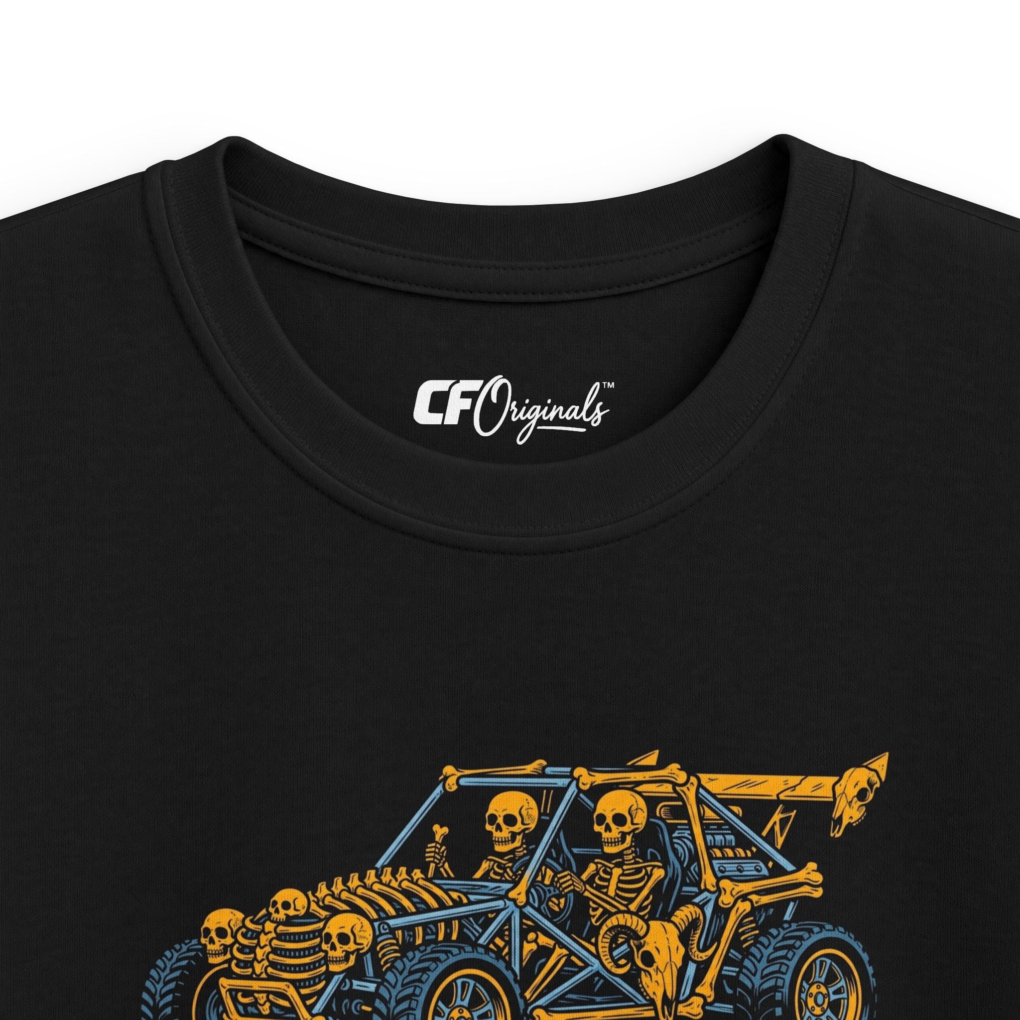 Kids Ribcage Racer Dune Buggy Tee — Off-Road Adventure Graphic Shirt