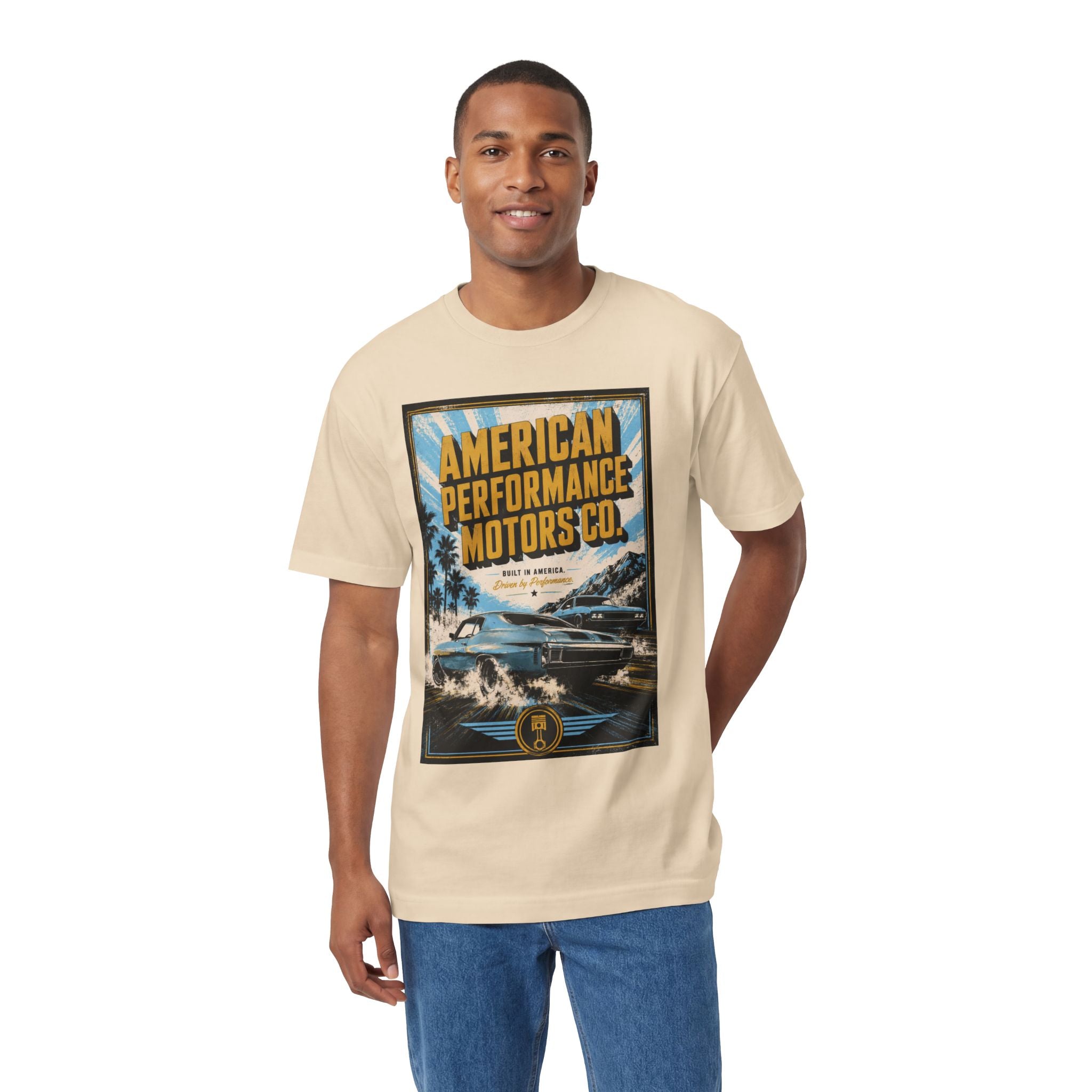 American Performance Motors Co. Tee — Retro Muscle Car Graphic Shirt