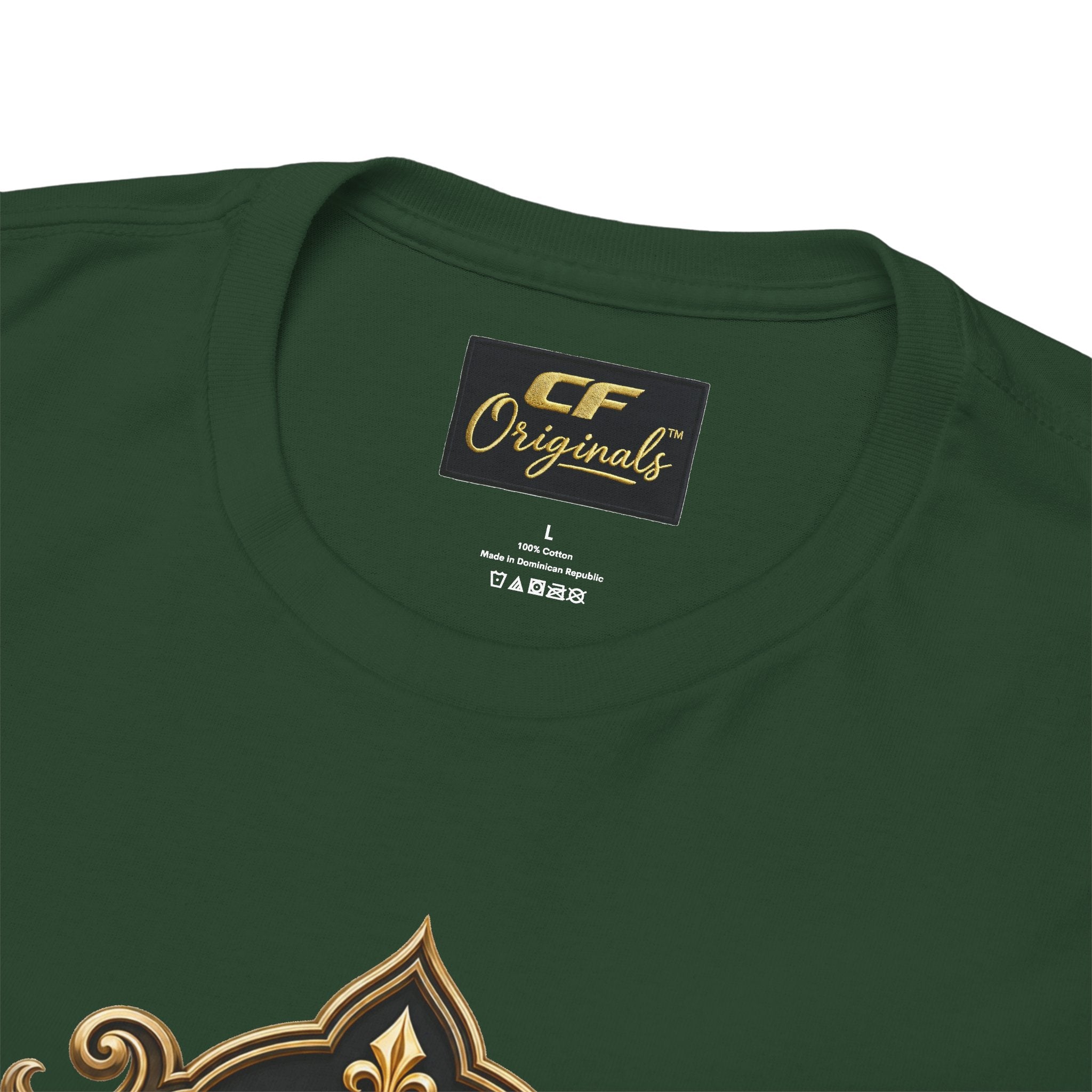 Lion Crest Tee — "Mane Line Auto" Vintage Heraldic Graphic Shirt